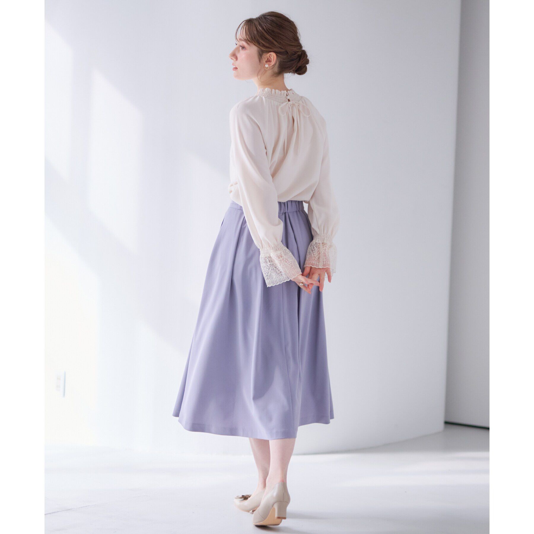 Couture broach「【きれいめ・美脚効果・通勤】ネオシャンブルビットスカート」|スカート|