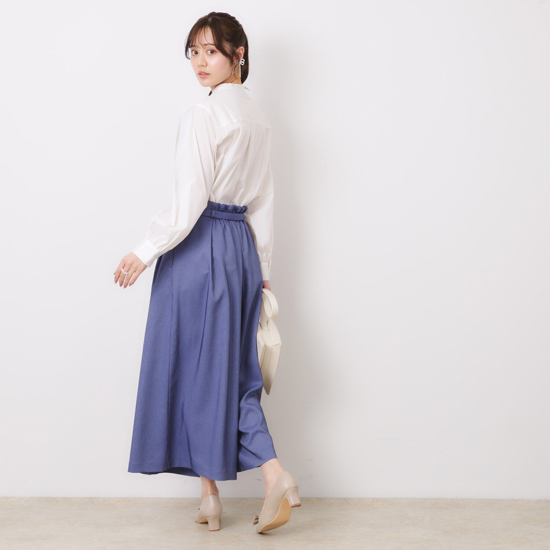 Couture broach「【きれいめ・通勤】ランダムタックレースシャツ」|シャツ・ブラウス|