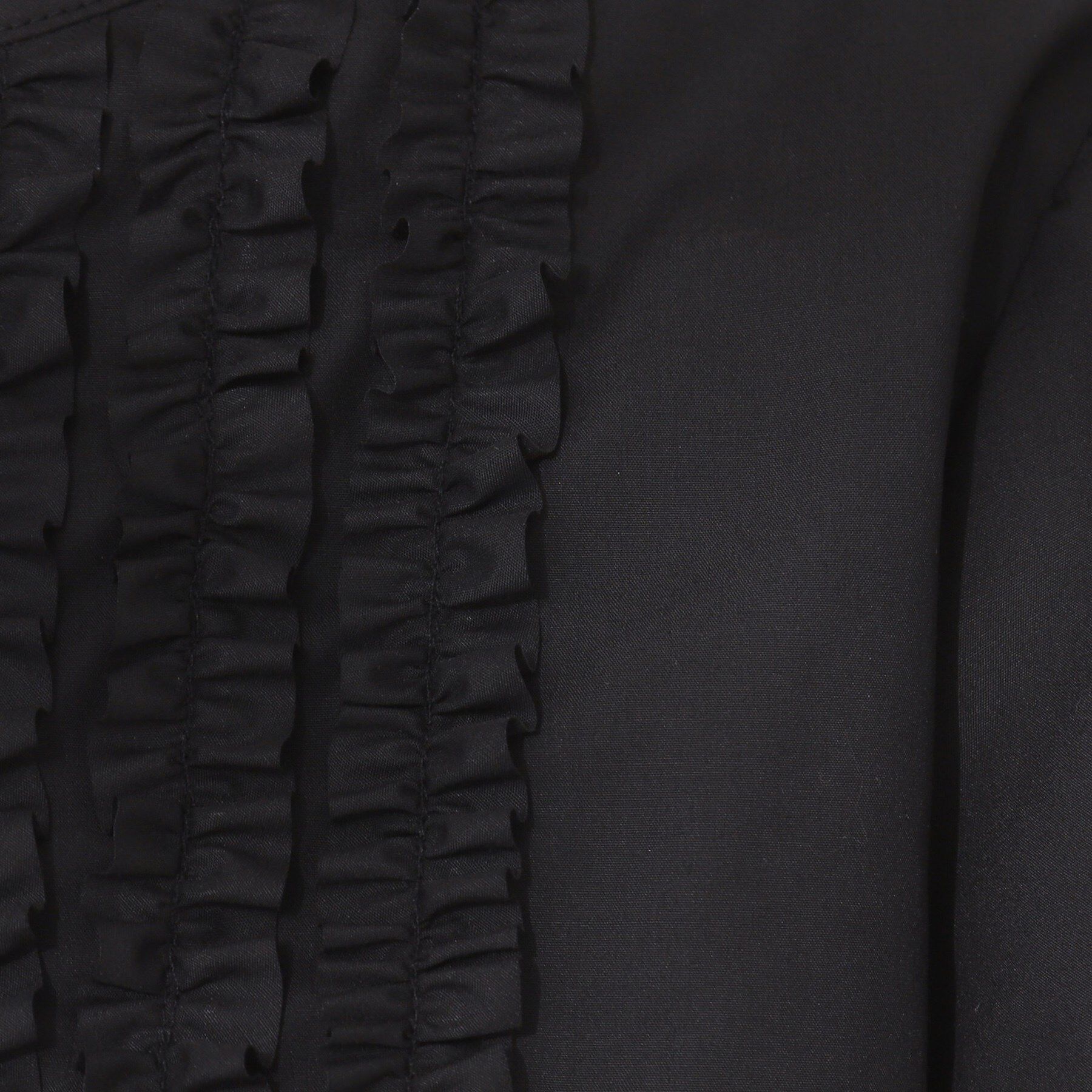 Couture broach「【大人フェミニン・華奢見え・通勤】フロントフリルシャツ」|シャツ・ブラウス|