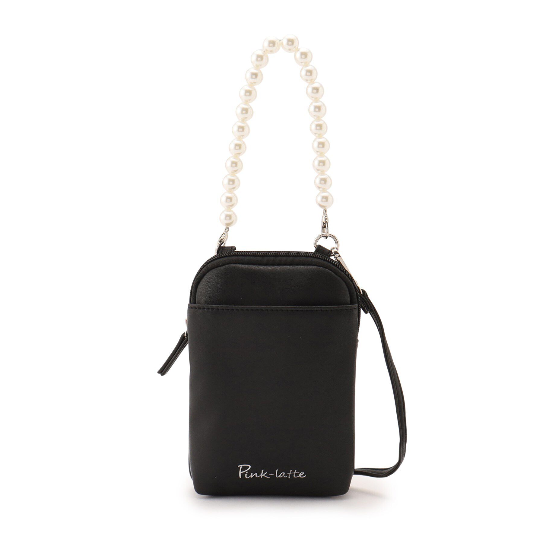 PINK-latte「チャーム付き縦型ショルダー」|ショルダー・メッセンジャー|