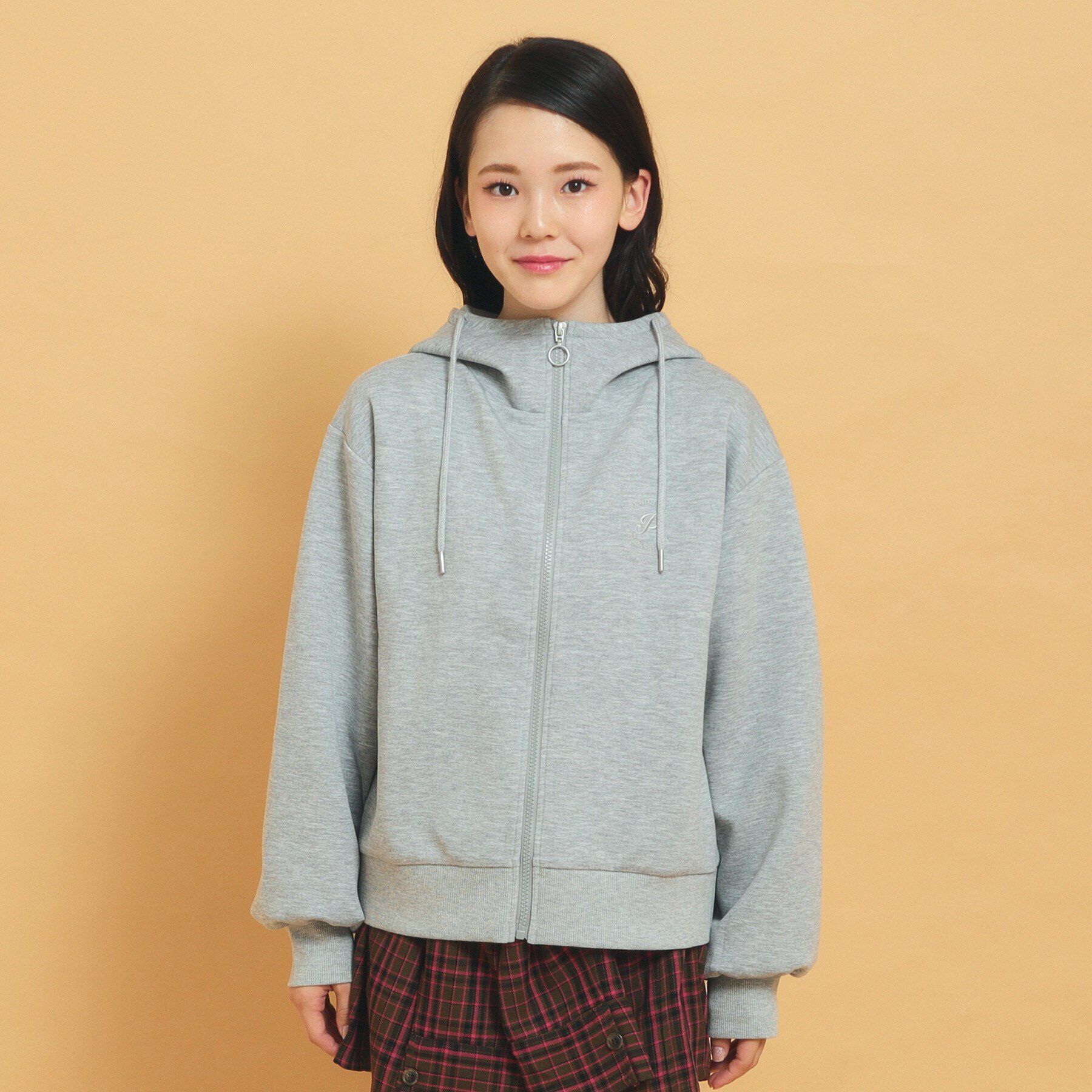 PINK-latte「【セットアップアイテムあり】ダンボールニットパーカー」|パーカー|