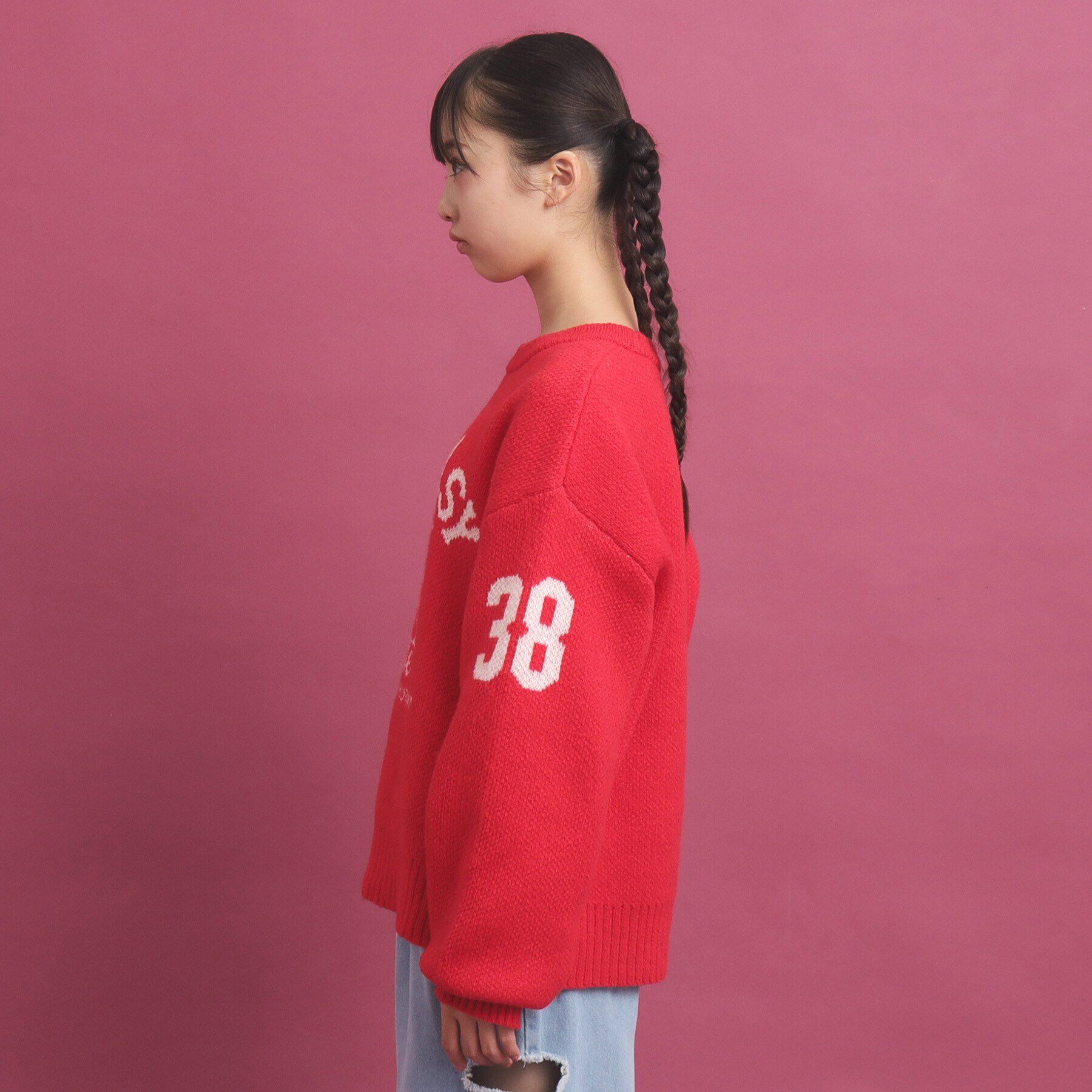 PINK-latte「冬に着たい！ジャカード編モヘヤ調アソートニット」|ニット・セーター|