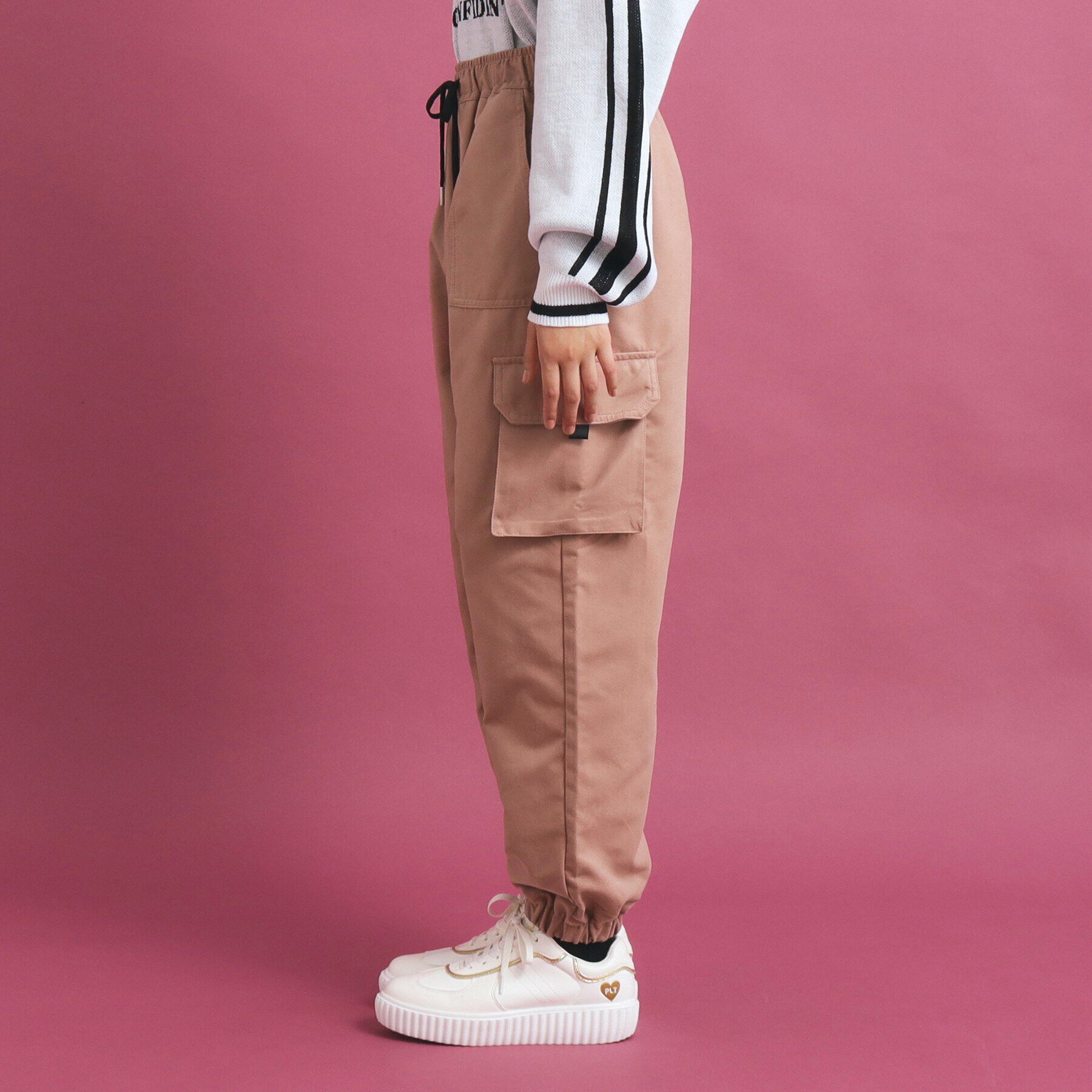 PINK-latte「ピーチ起毛カーゴパンツ」|その他|