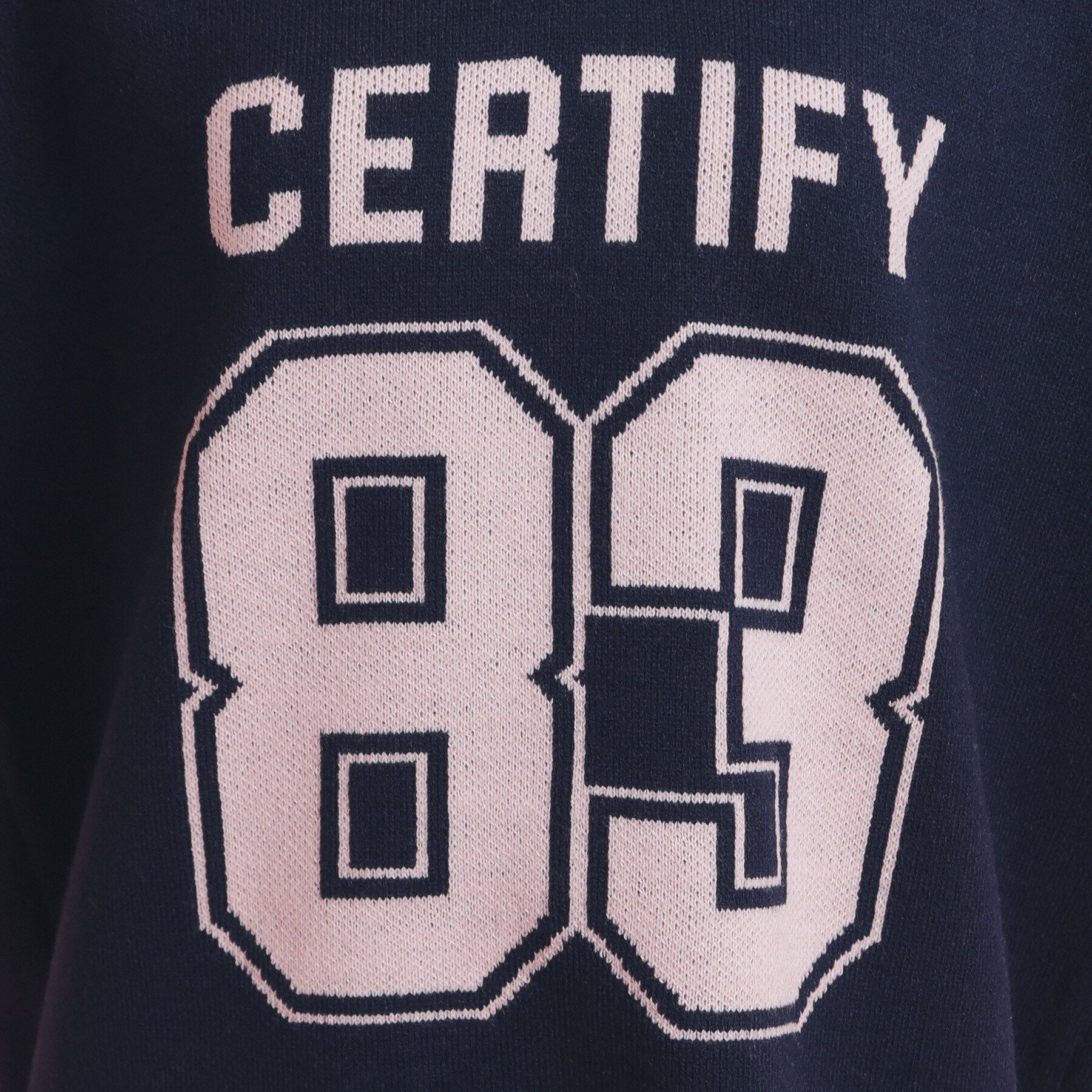 PINK-latte「【ブロークコア】ユニフォームスタイルニット」|ニット・セーター|