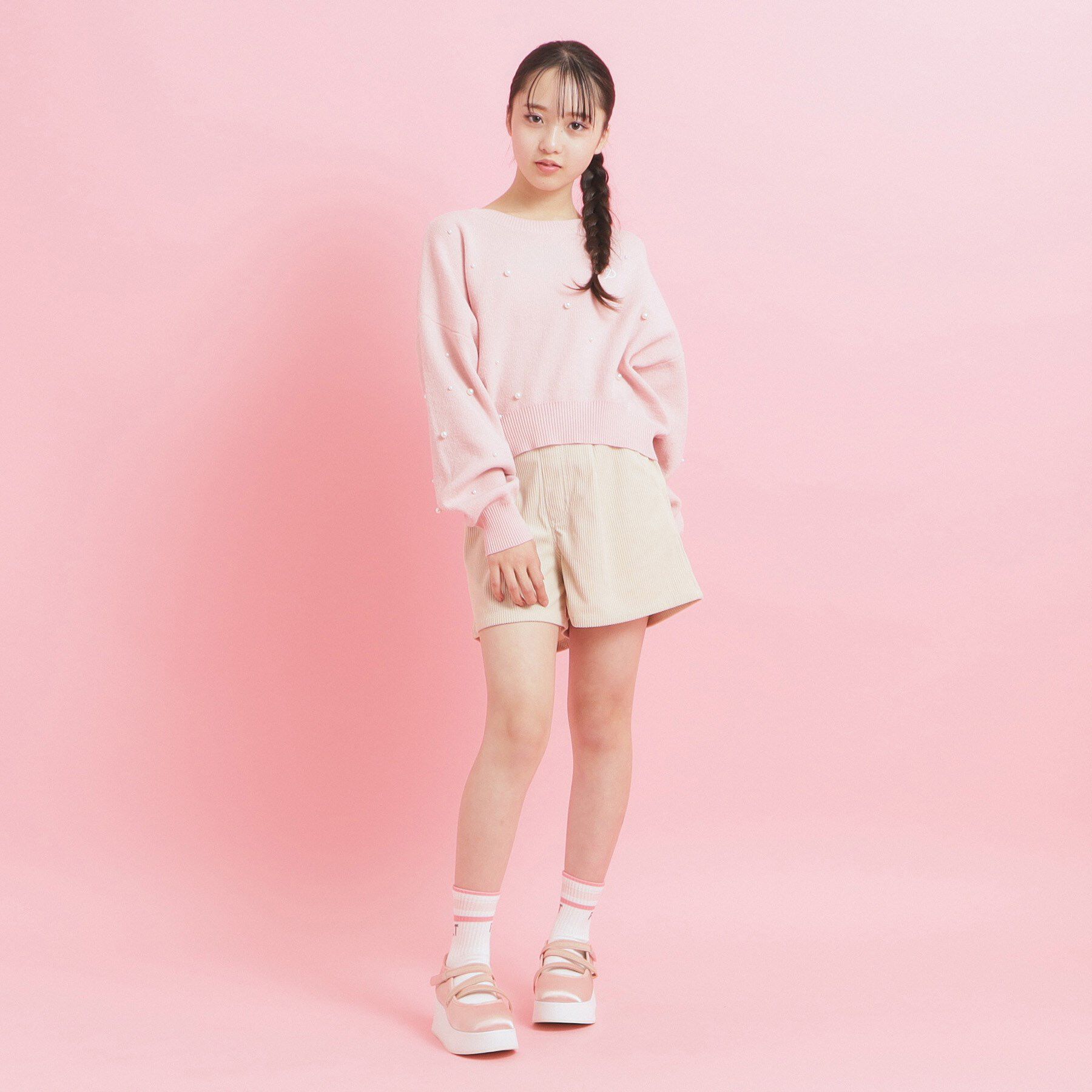 PINK-latte「バレエシューズ」|パンプス|