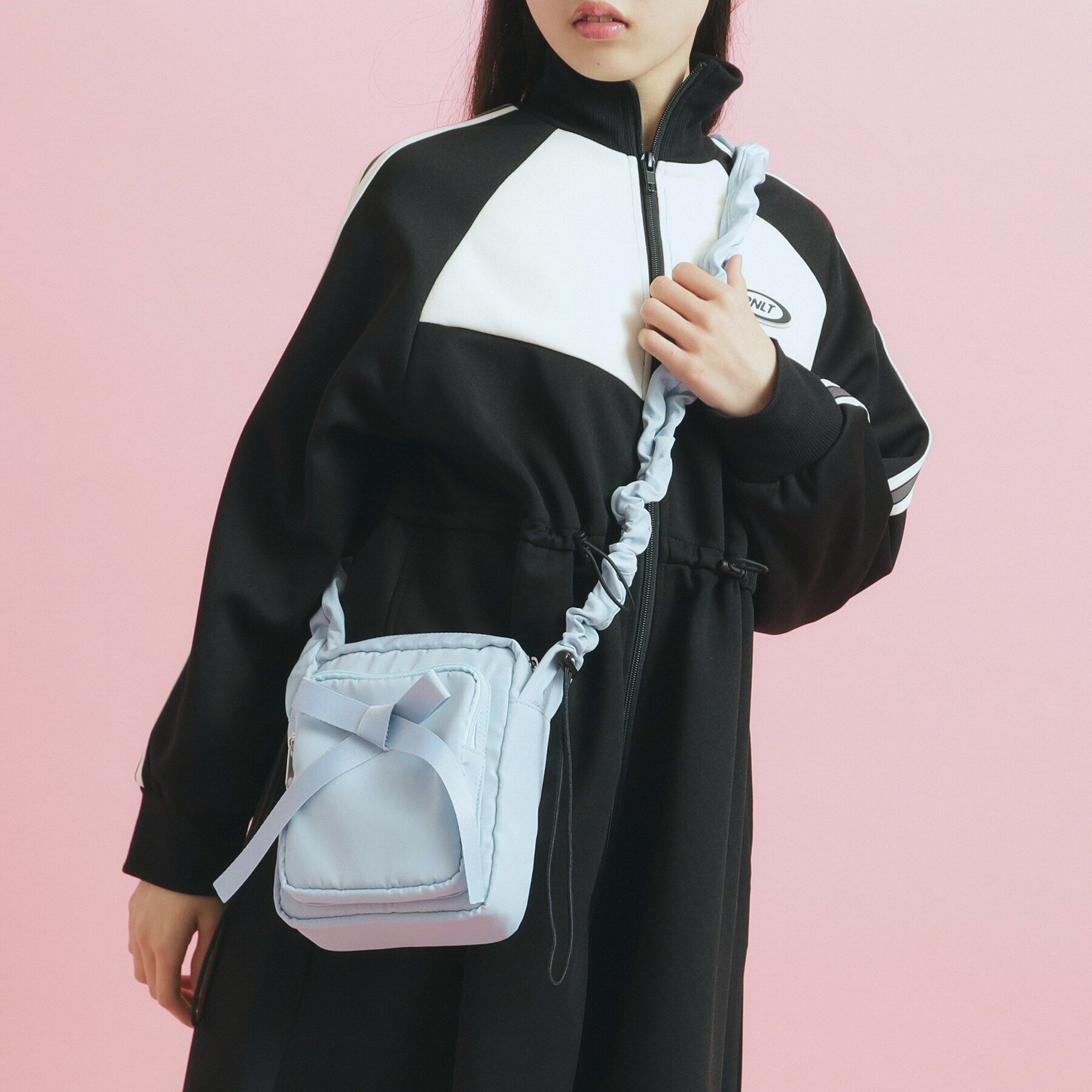 PINK-latte「くしゅくしゅベルトタテショルダー」|ショルダー・メッセンジャー|