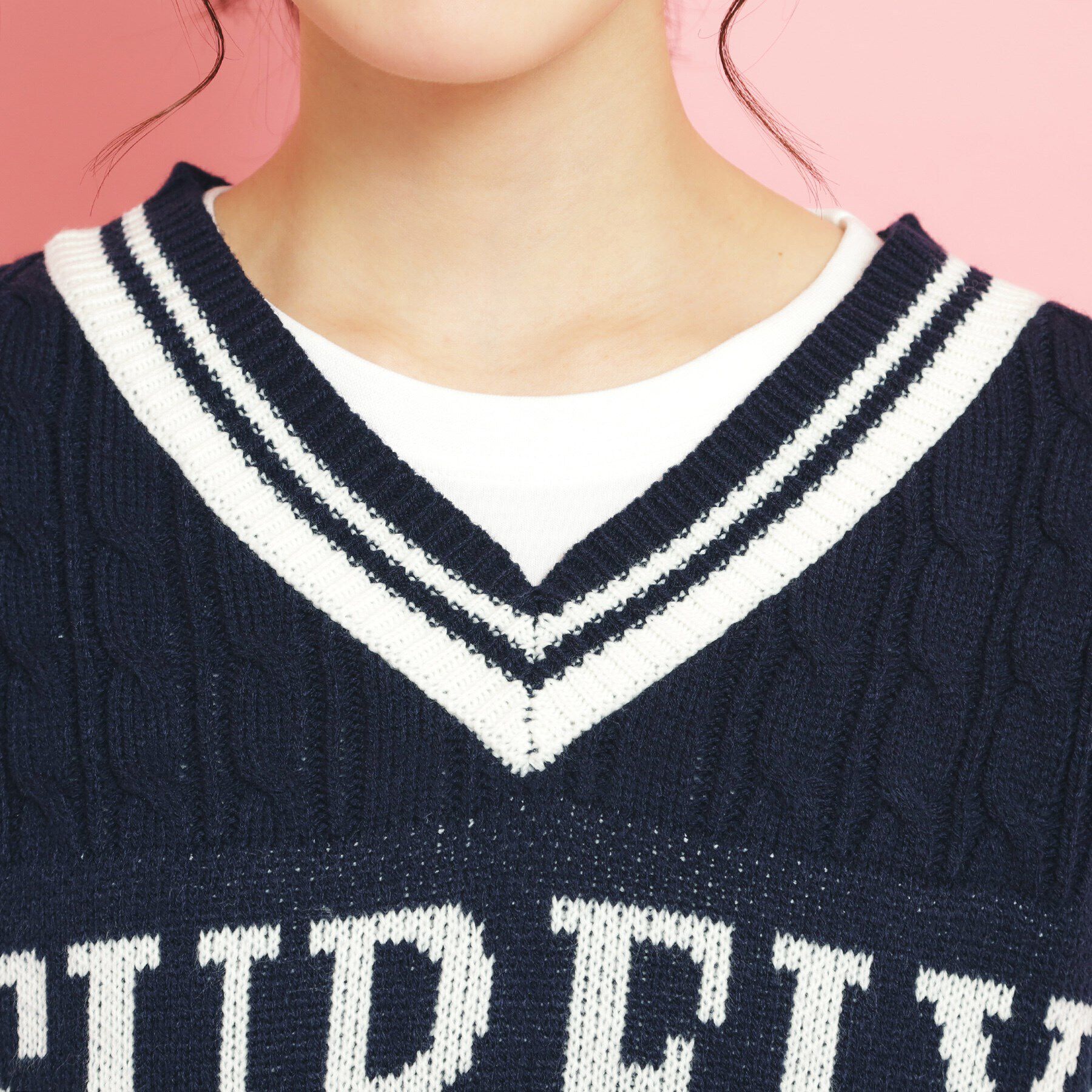 PINK-latte「【アソート】ニットベスト」|ベスト・ジレ|