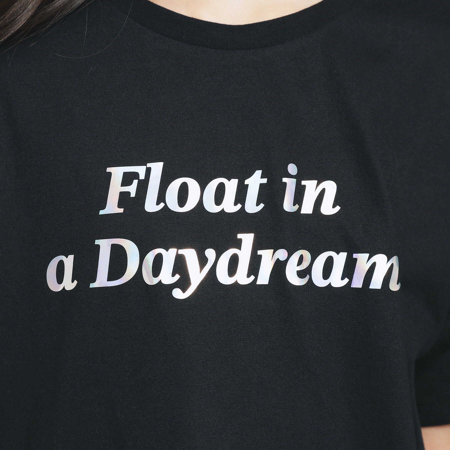 PINK-latte「オーロラプリントハートあきTシャツ」|Tシャツ・カットソー|