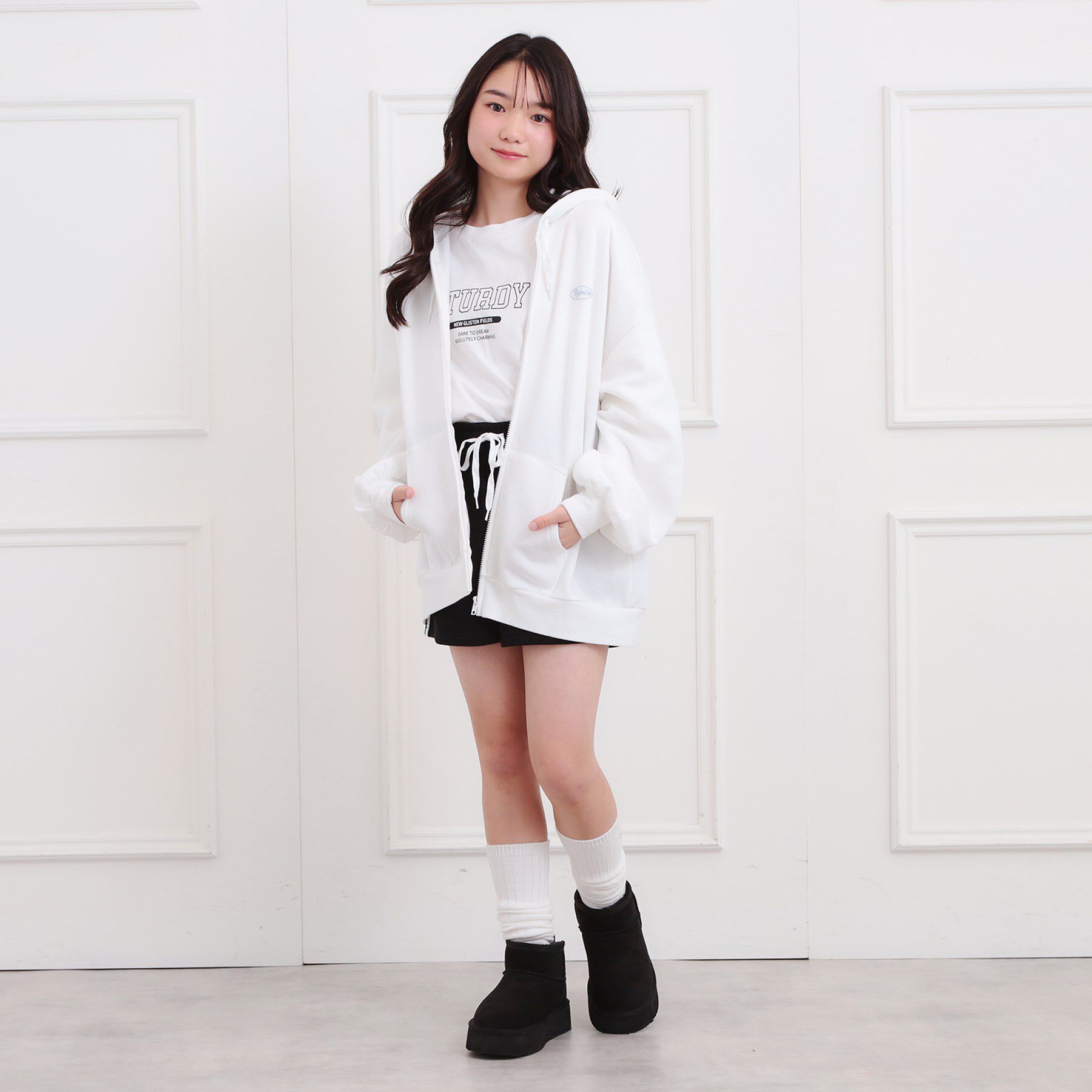 PINK-latte「【セットアイテム】くまちゃんあったか3点セット」|その他|