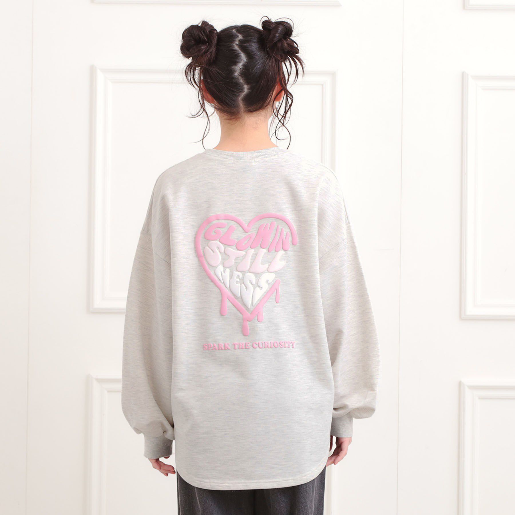 PINK-latte「メルトハートビッグチュニックトレーナー」|その他|