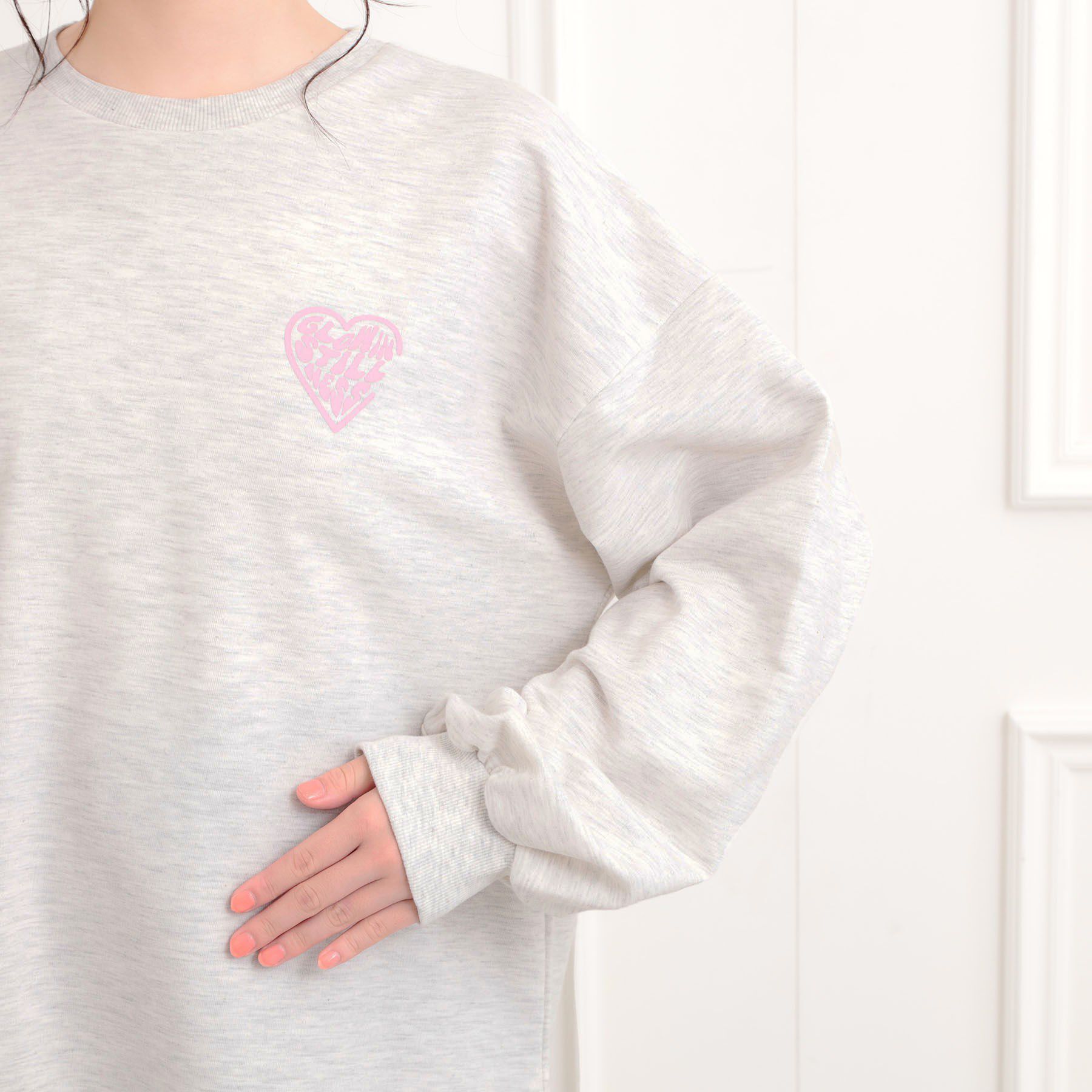 PINK-latte「メルトハートビッグチュニックトレーナー」|その他|