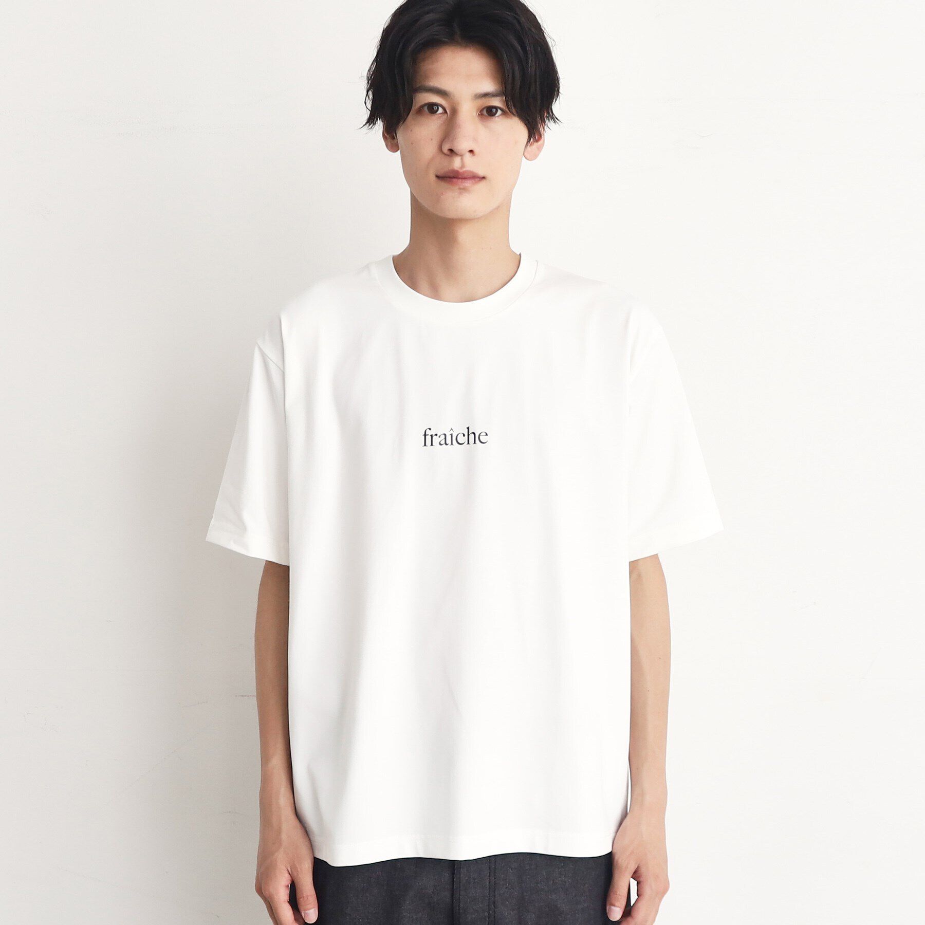 THE SHOP TK「【インナー&times;五分袖カーデ セットアイテム】梨地ハーフスリーブカーディガン&times;ライトパーフェクティー」|カーディガン|