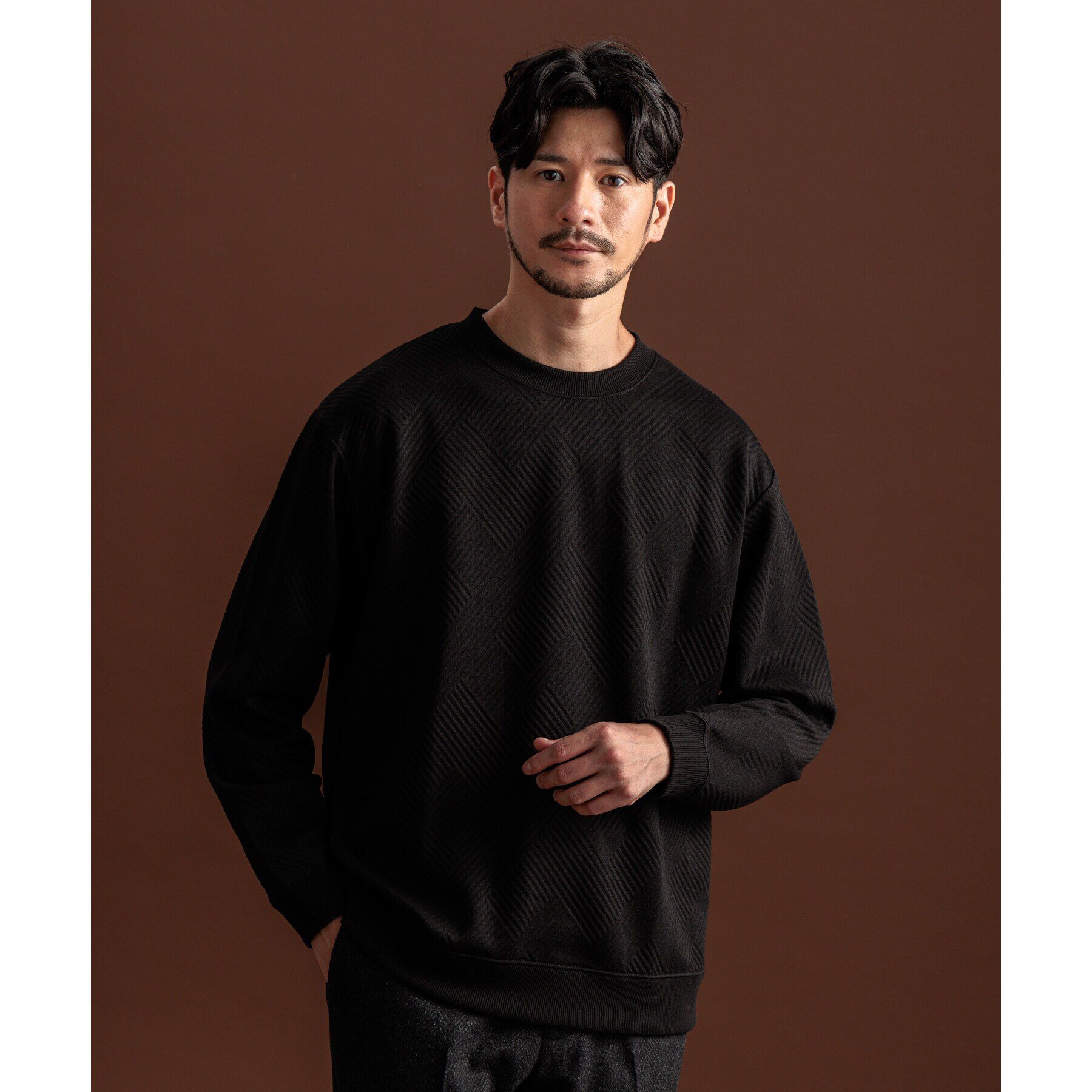 THE SHOP TK「ふくれキルティングプルオーバー」|Tシャツ・カットソー|