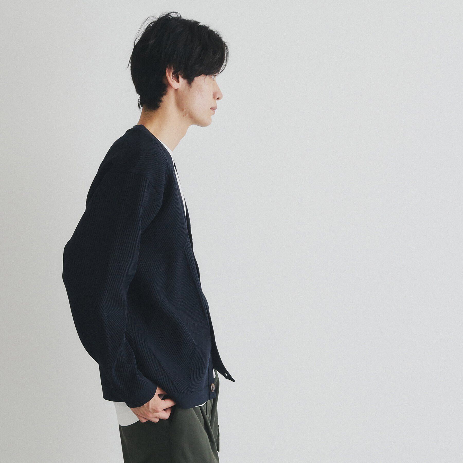 THE SHOP TK「ダイヤパネルアンサンブルカーディガン」|カーディガン|