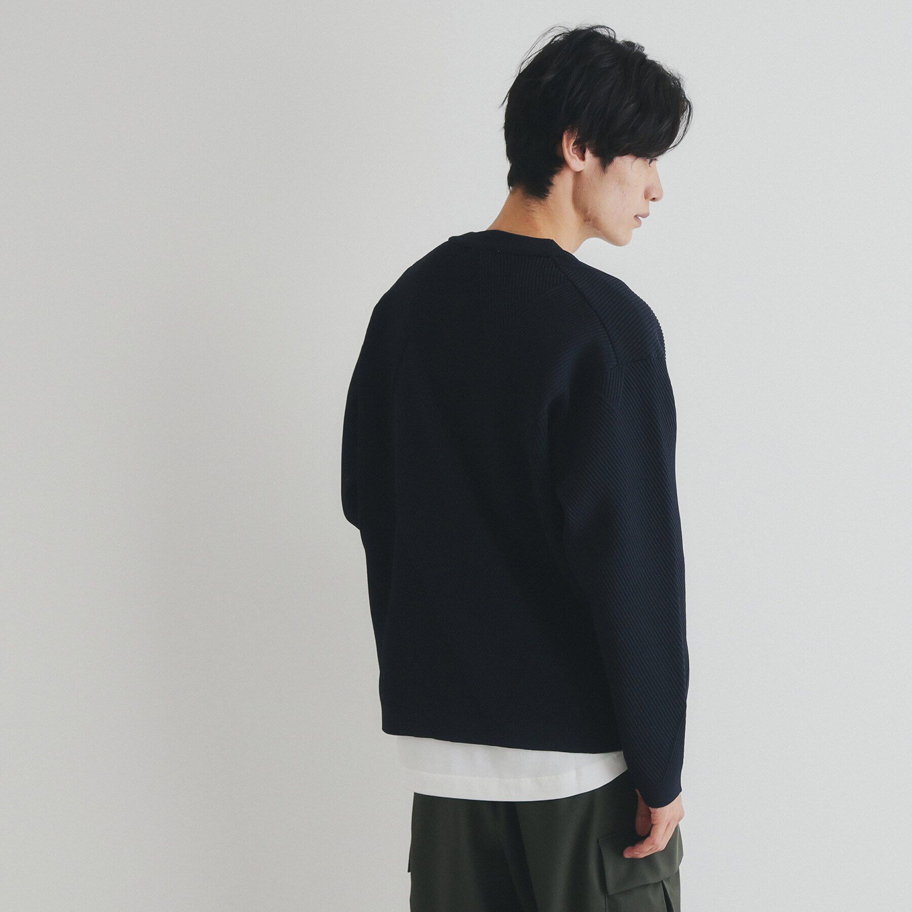 THE SHOP TK「ダイヤパネルアンサンブルカーディガン」|カーディガン|