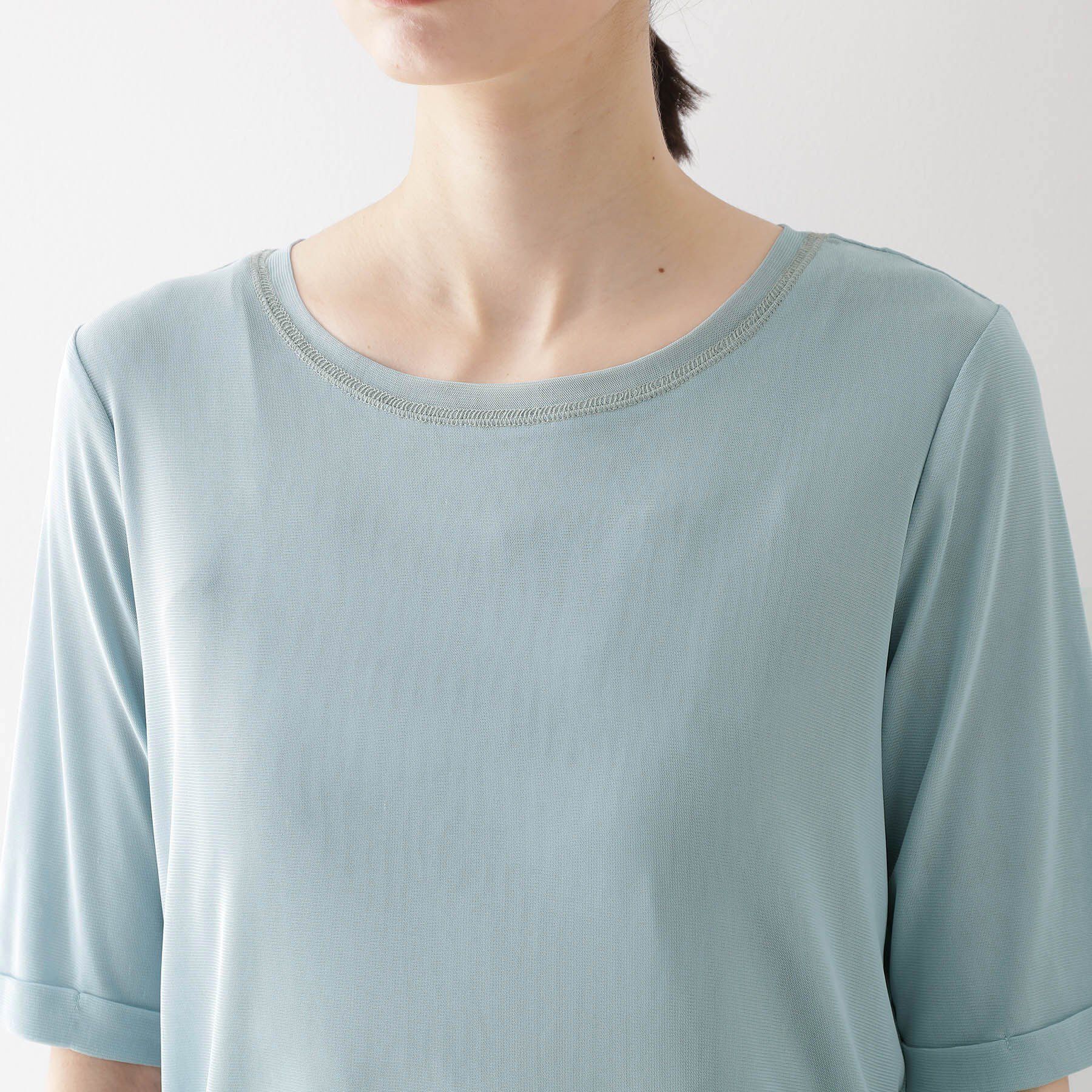 THE SHOP TK「シアーチュールプルオーバー【洗濯機OK】」|Tシャツ・カットソー|