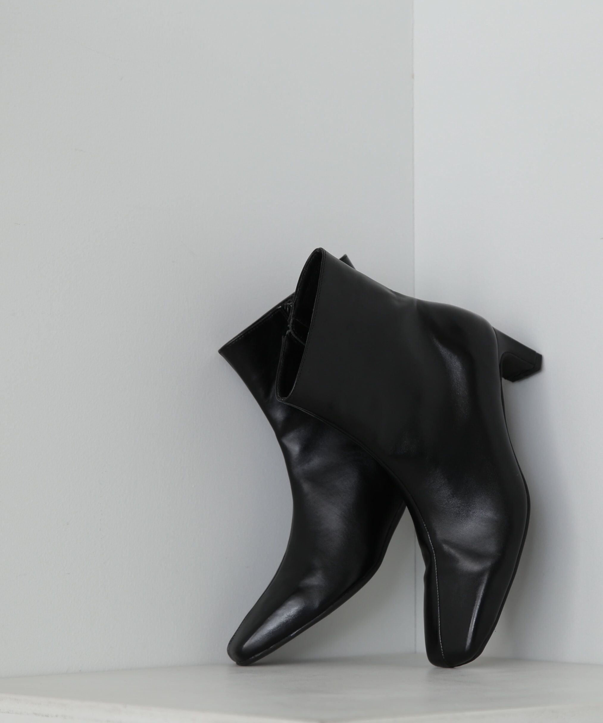  「センターシームショートブーツ」|その他|ブラック