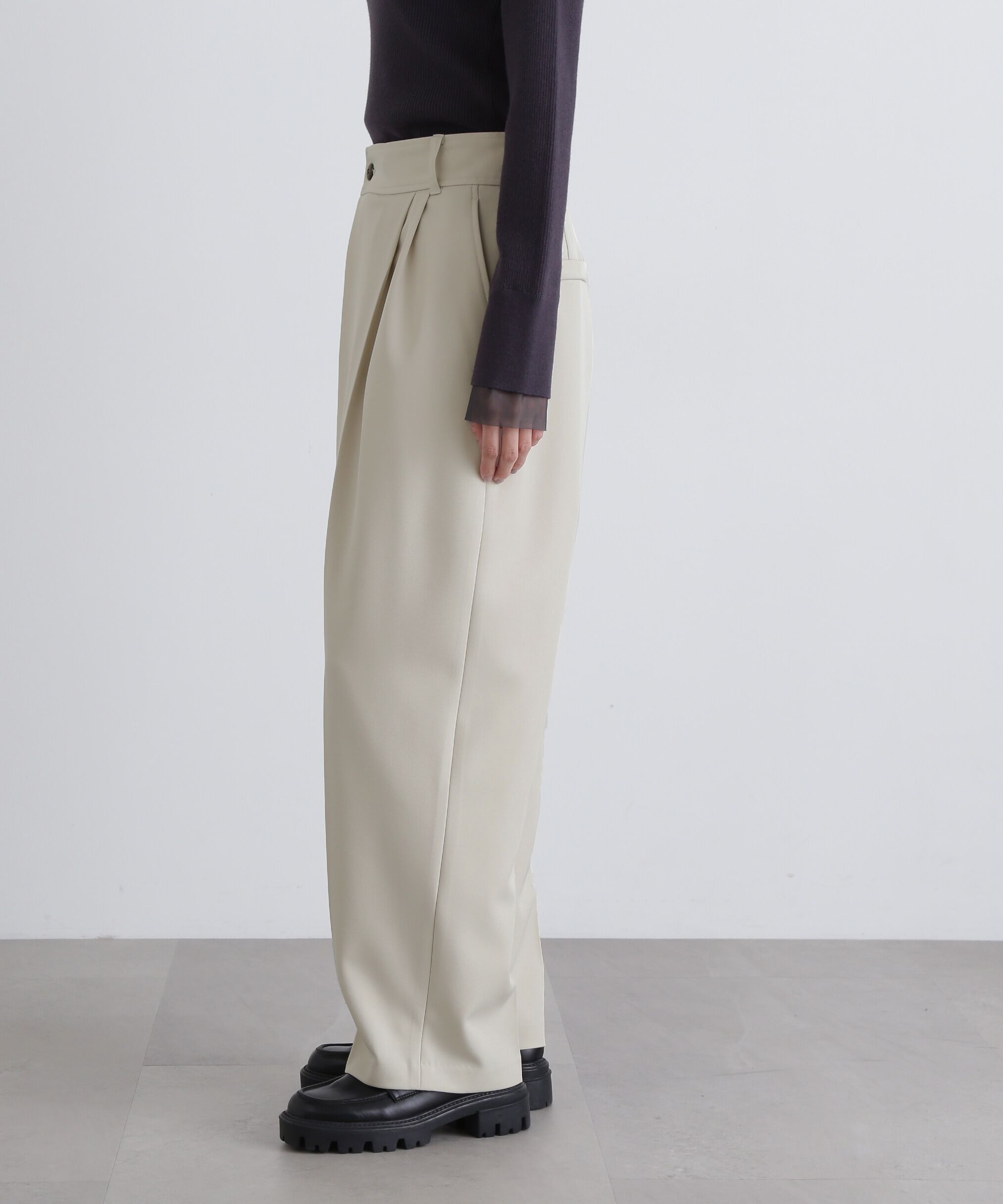  「ウエストアシメラップパンツ」|その他|