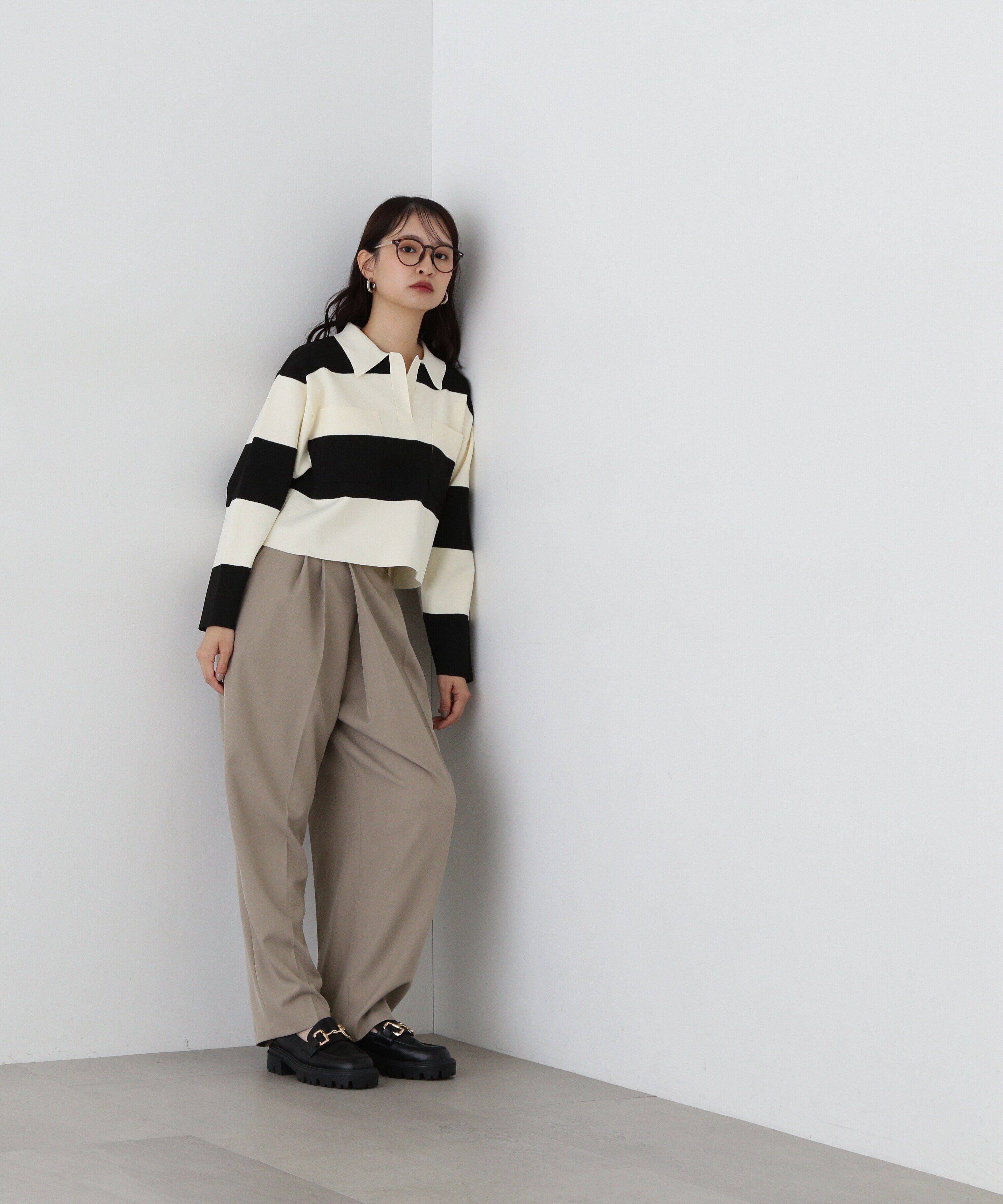  「ウエストアシメラップパンツ」|その他|