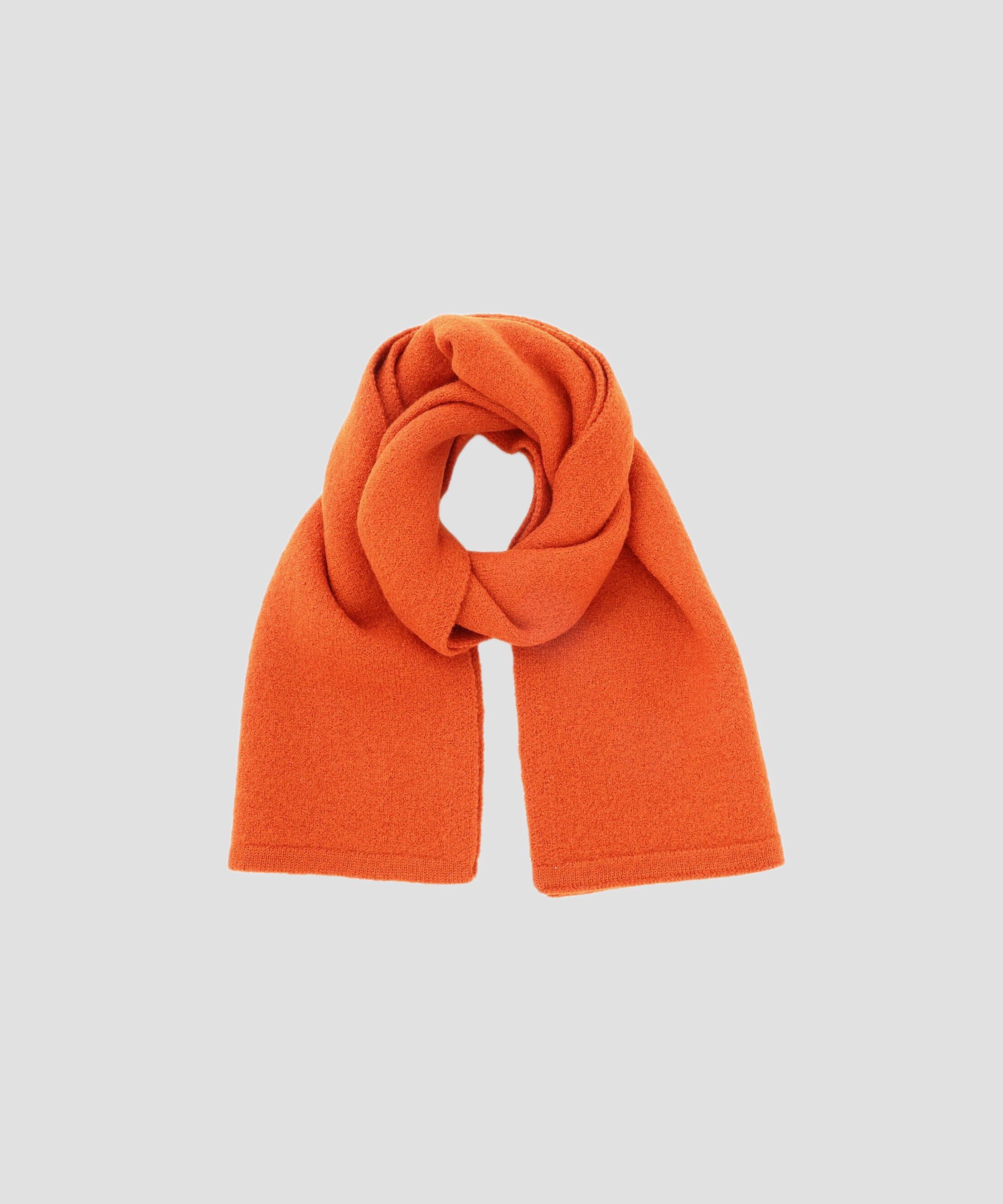MHL.「FELTED DRY WOOL」|バンダナ・スカーフ|ORANGE