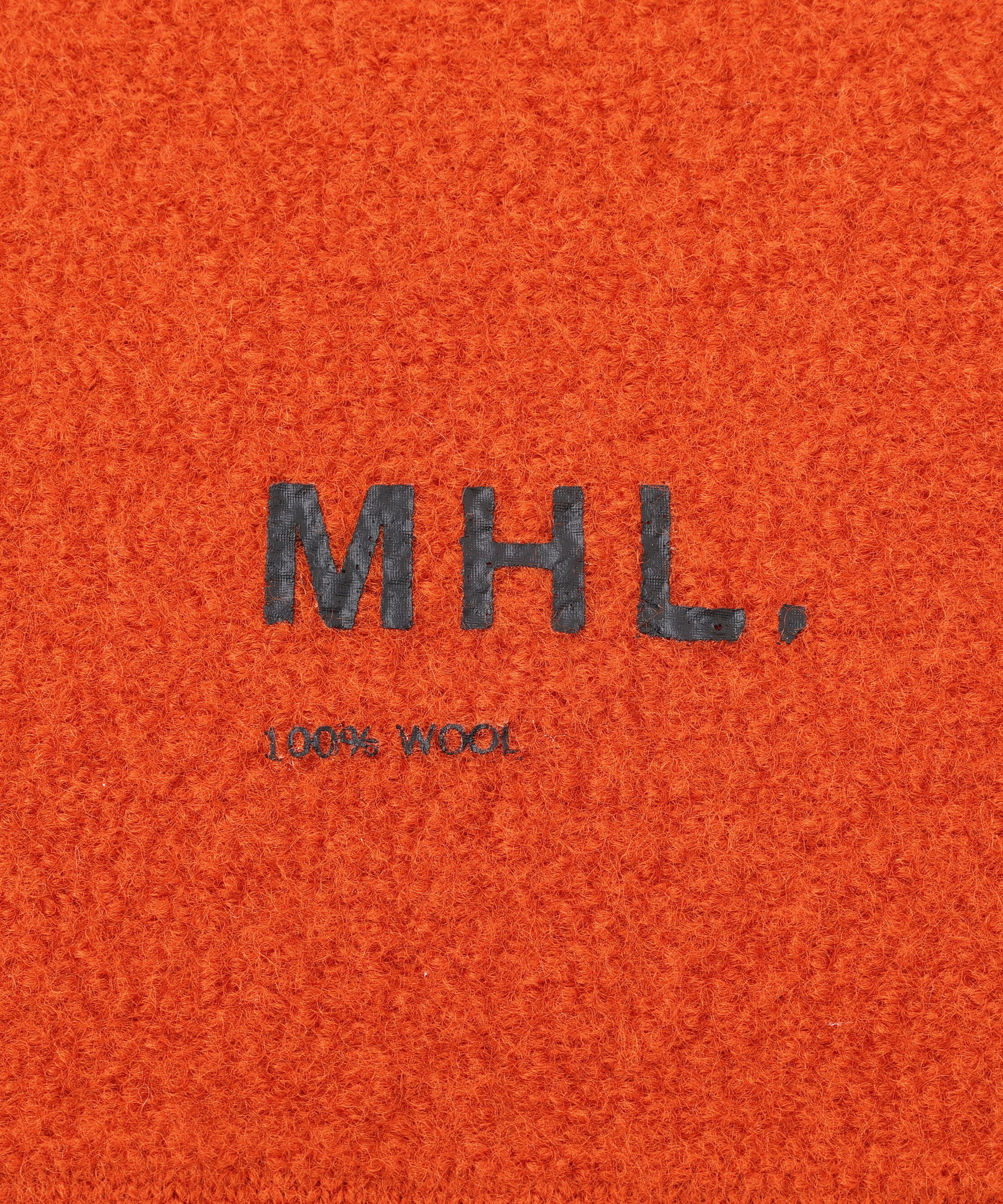 MHL.「FELTED DRY WOOL」|バンダナ・スカーフ|