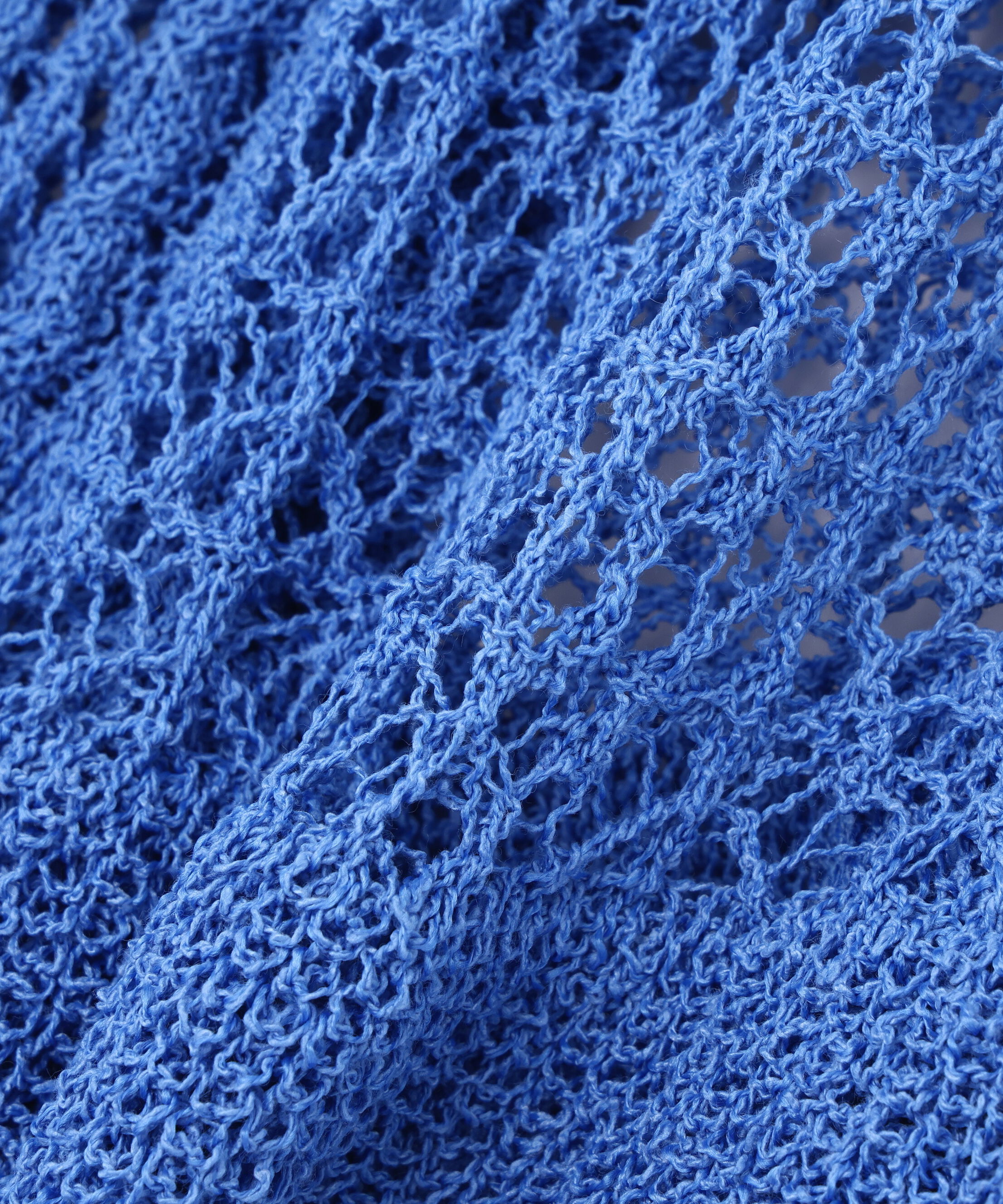  「クロップドレースメッシュニット」|ニット・セーター|