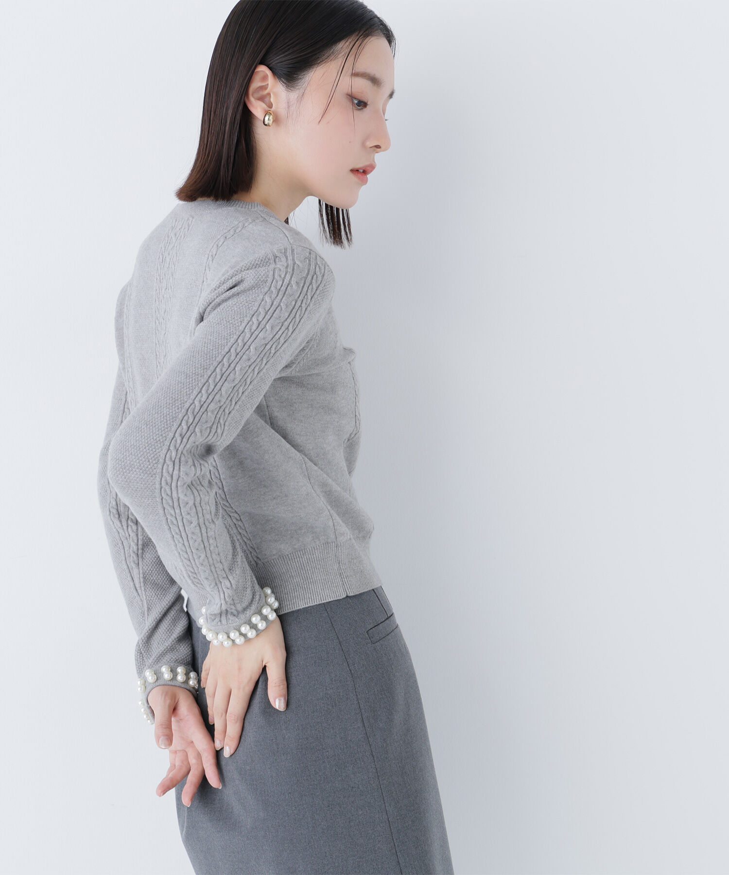  「パールブレスレットニット」|ニット・セーター|