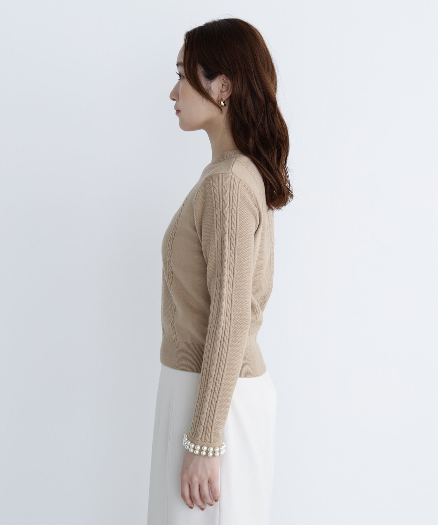  「パールブレスレットニット」|ニット・セーター|