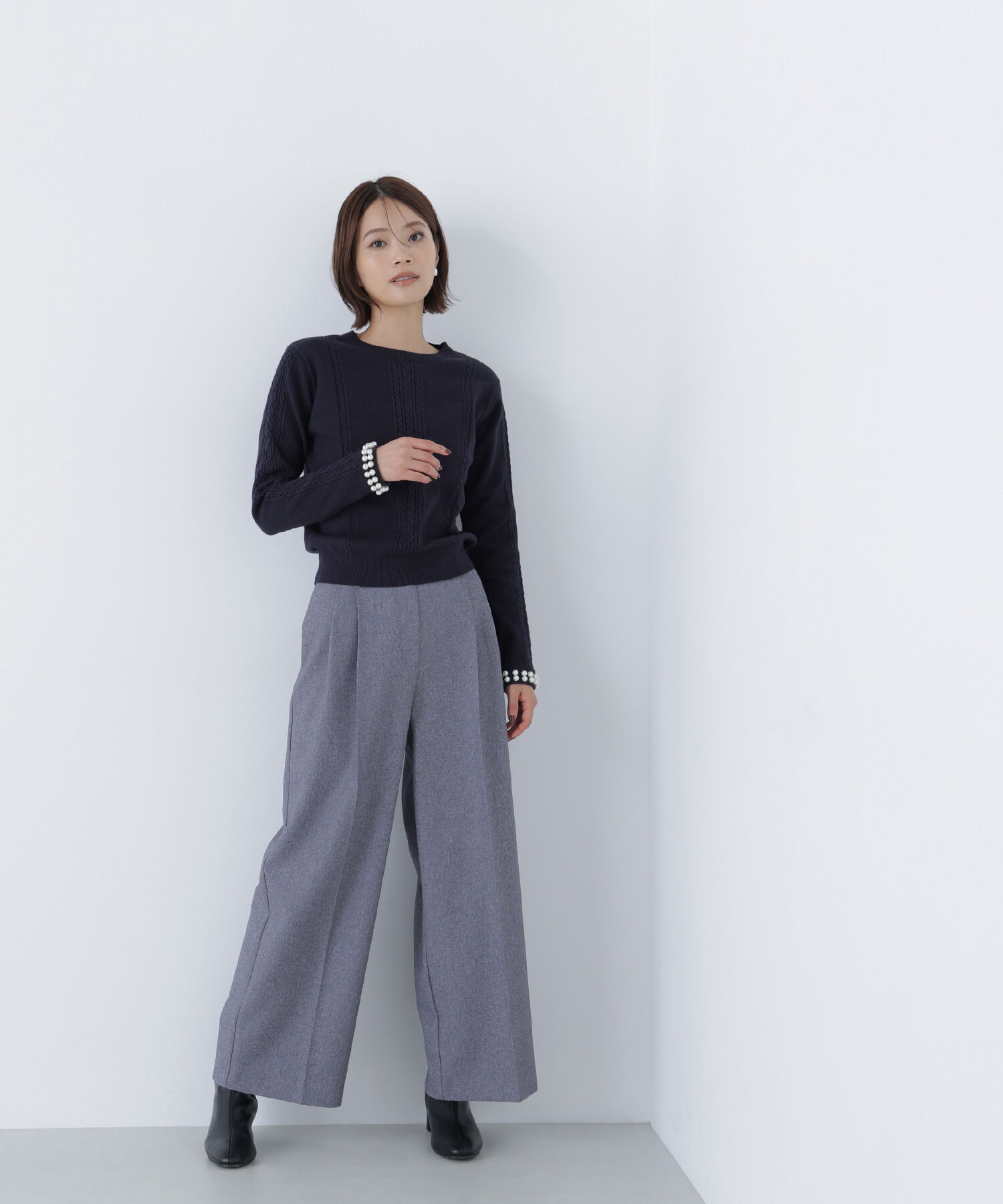  「パールブレスレットニット」|ニット・セーター|