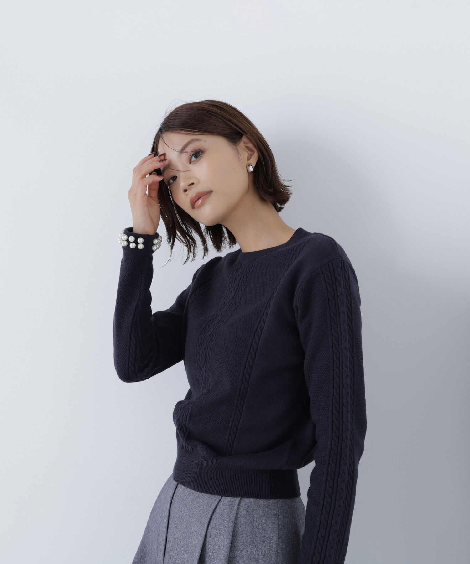  「パールブレスレットニット」|ニット・セーター|