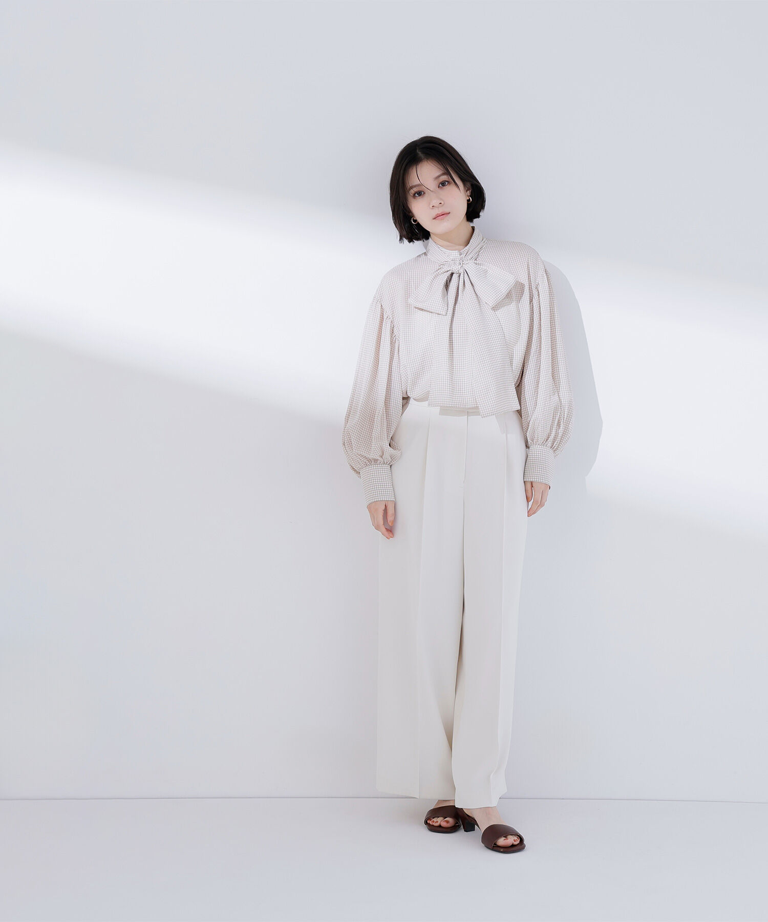  「メタルポイントワイドパンツ」|その他|