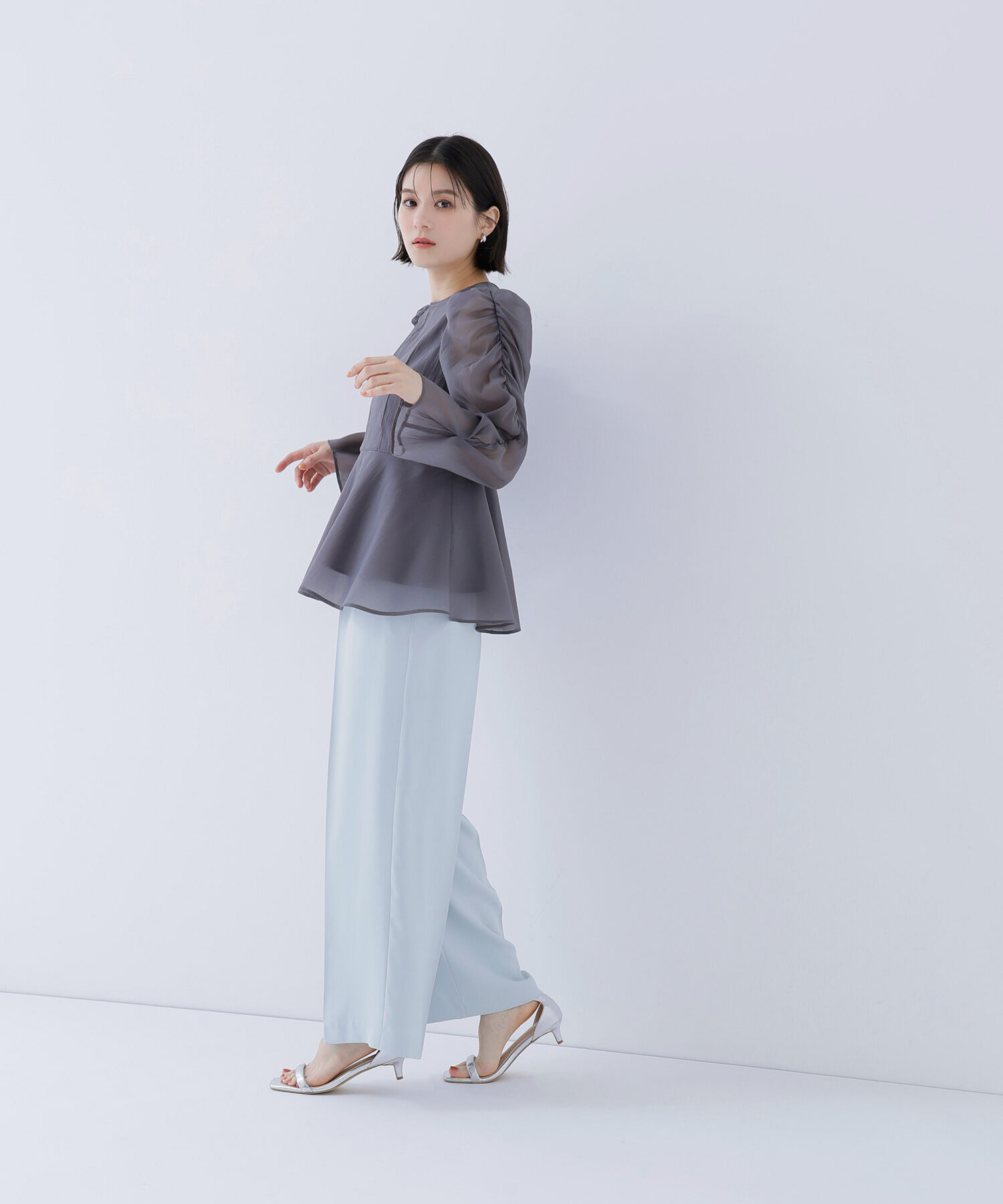  「メタルポイントワイドパンツ」|その他|