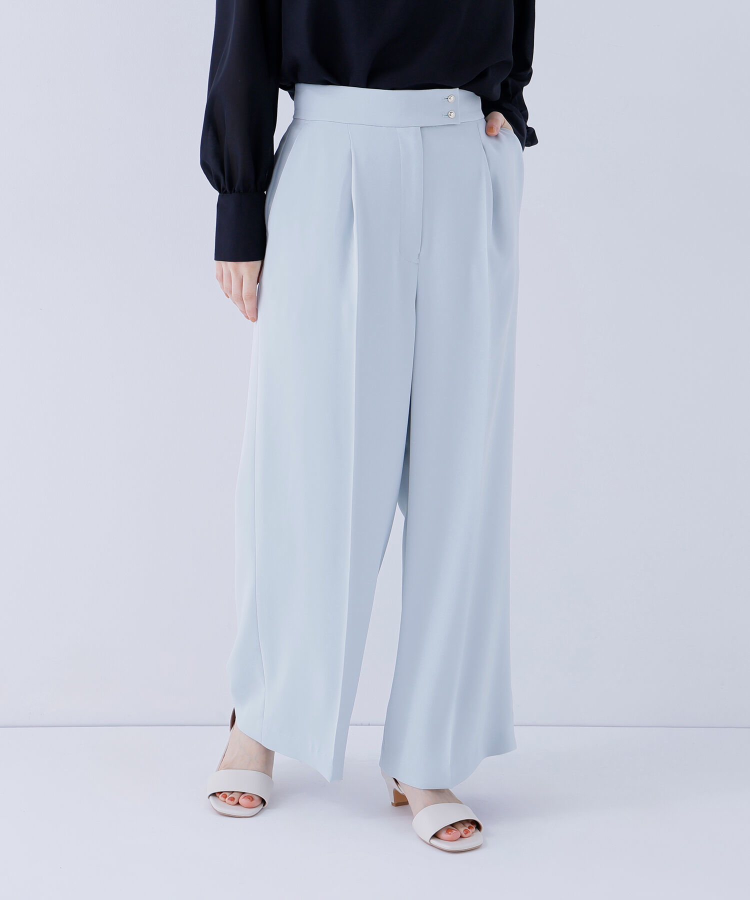  「メタルポイントワイドパンツ」|その他|