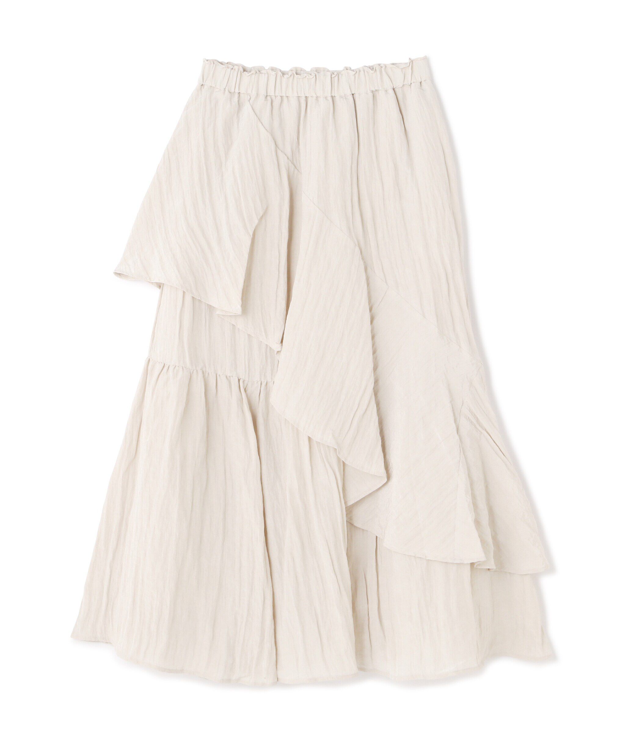  「ワッシャーランダムティアードスカート」|スカート|