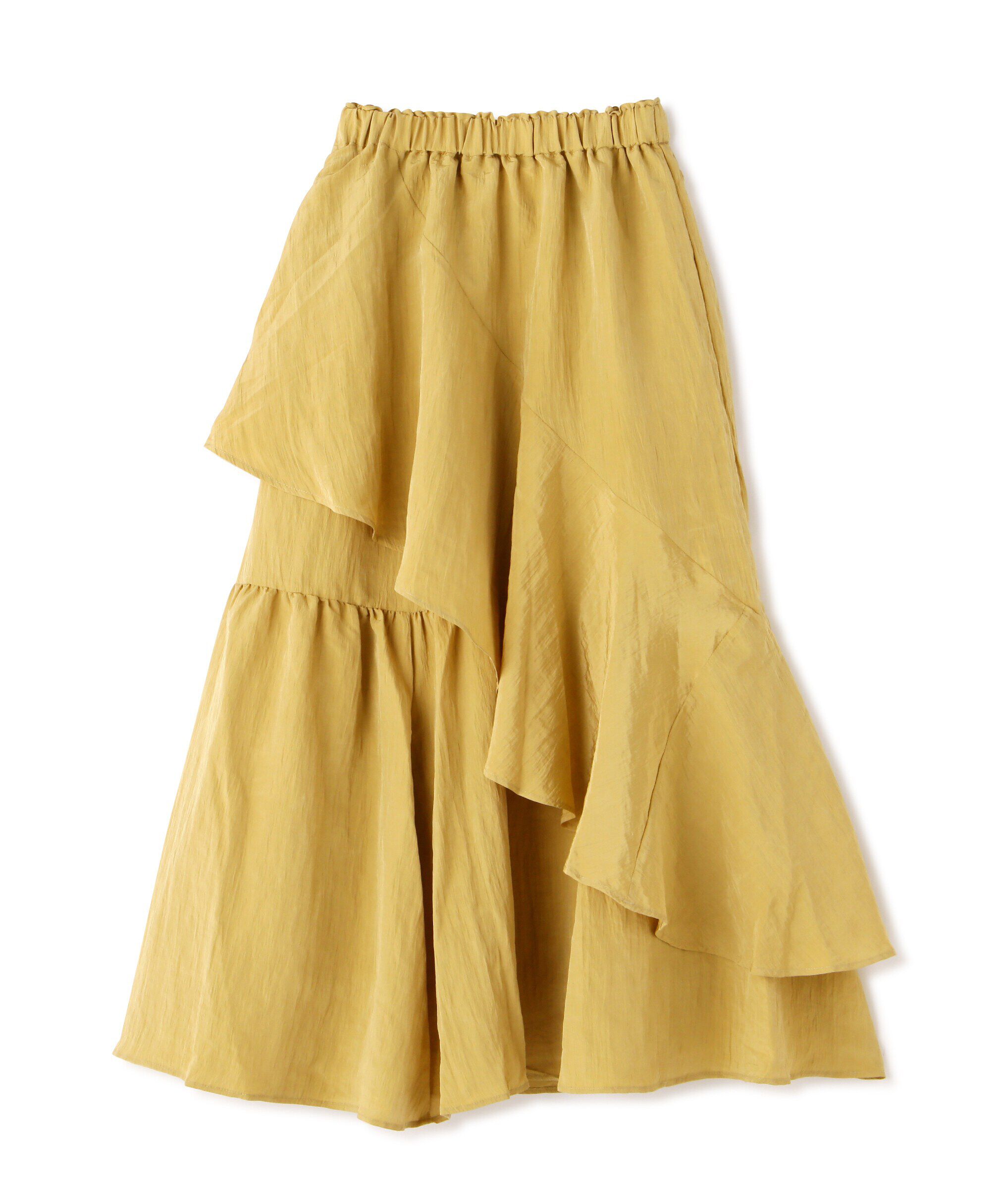  「ワッシャーランダムティアードスカート」|スカート|