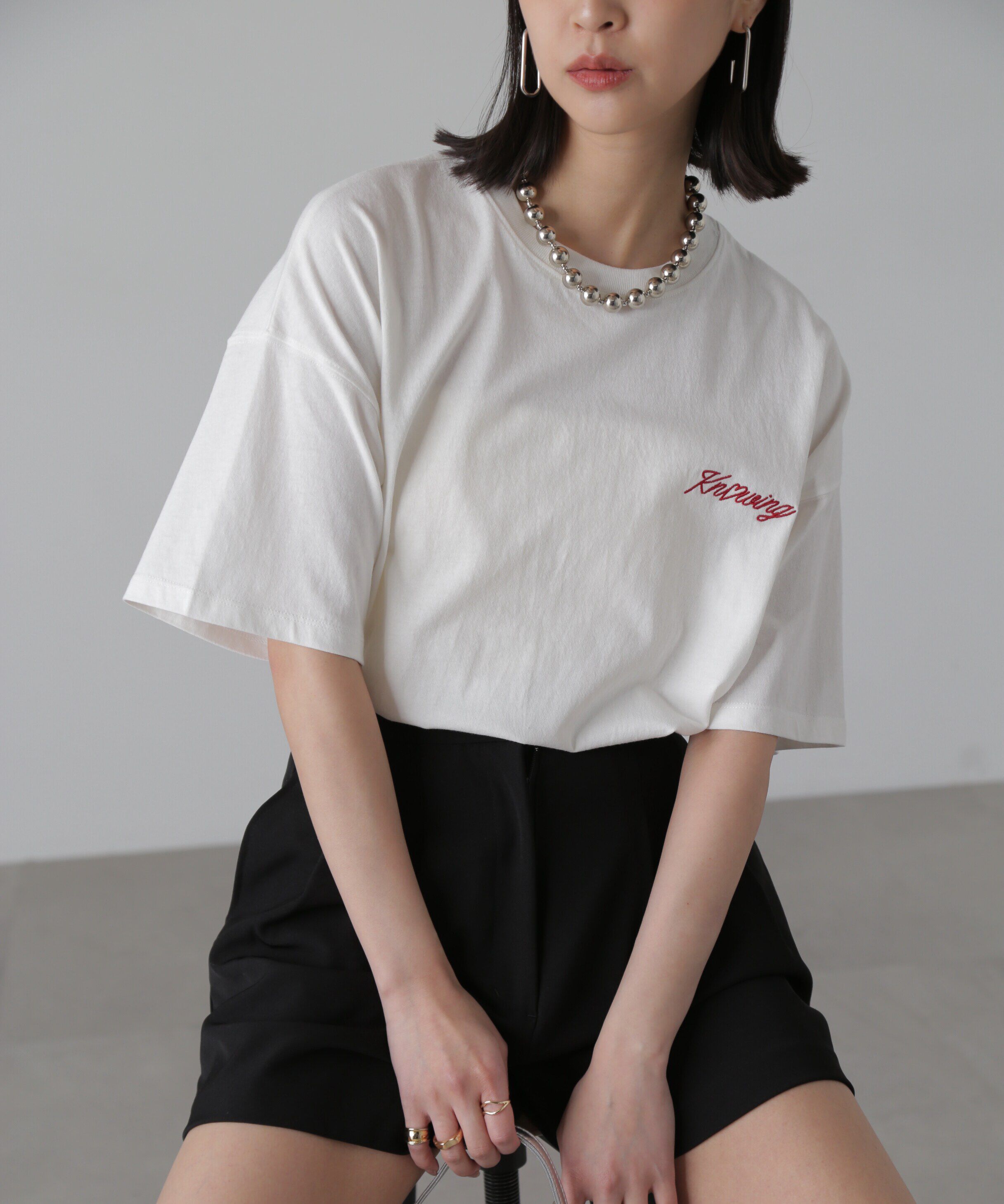  「バックハートプリントビッグTシャツ」|Tシャツ・カットソー|オフ