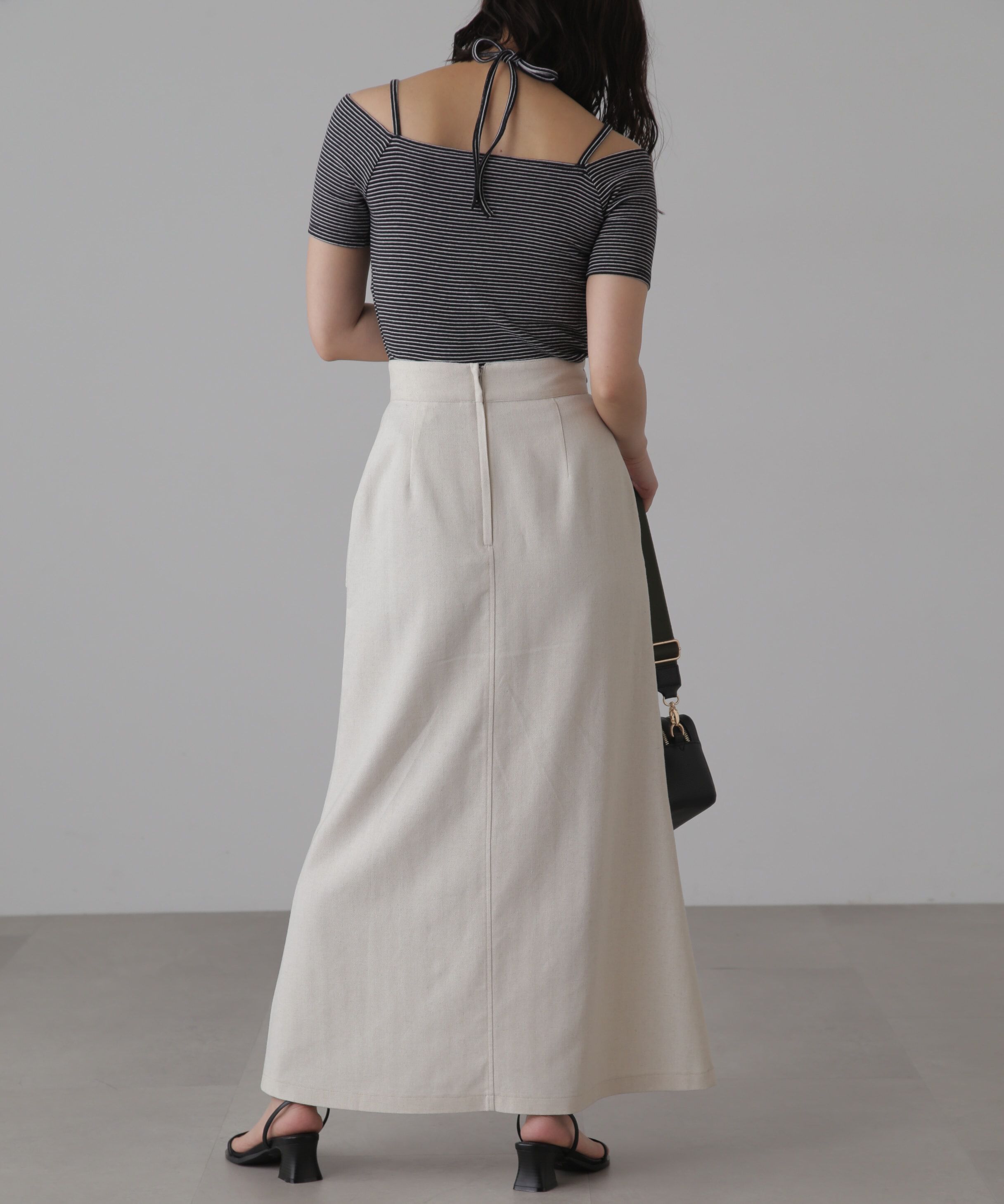  「オフショルホルターネックカットソー」|Tシャツ・カットソー|