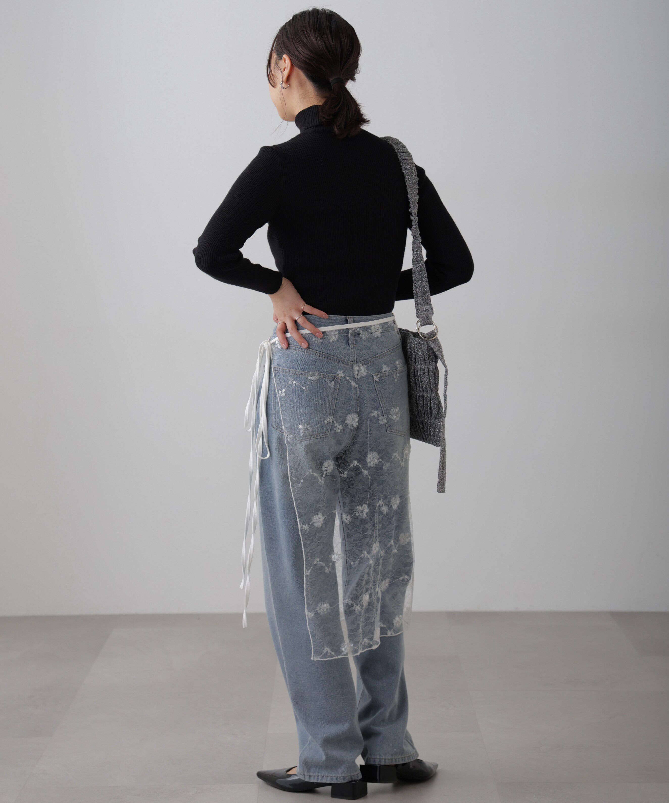  「タートルネックリブニット」|ニット・セーター|