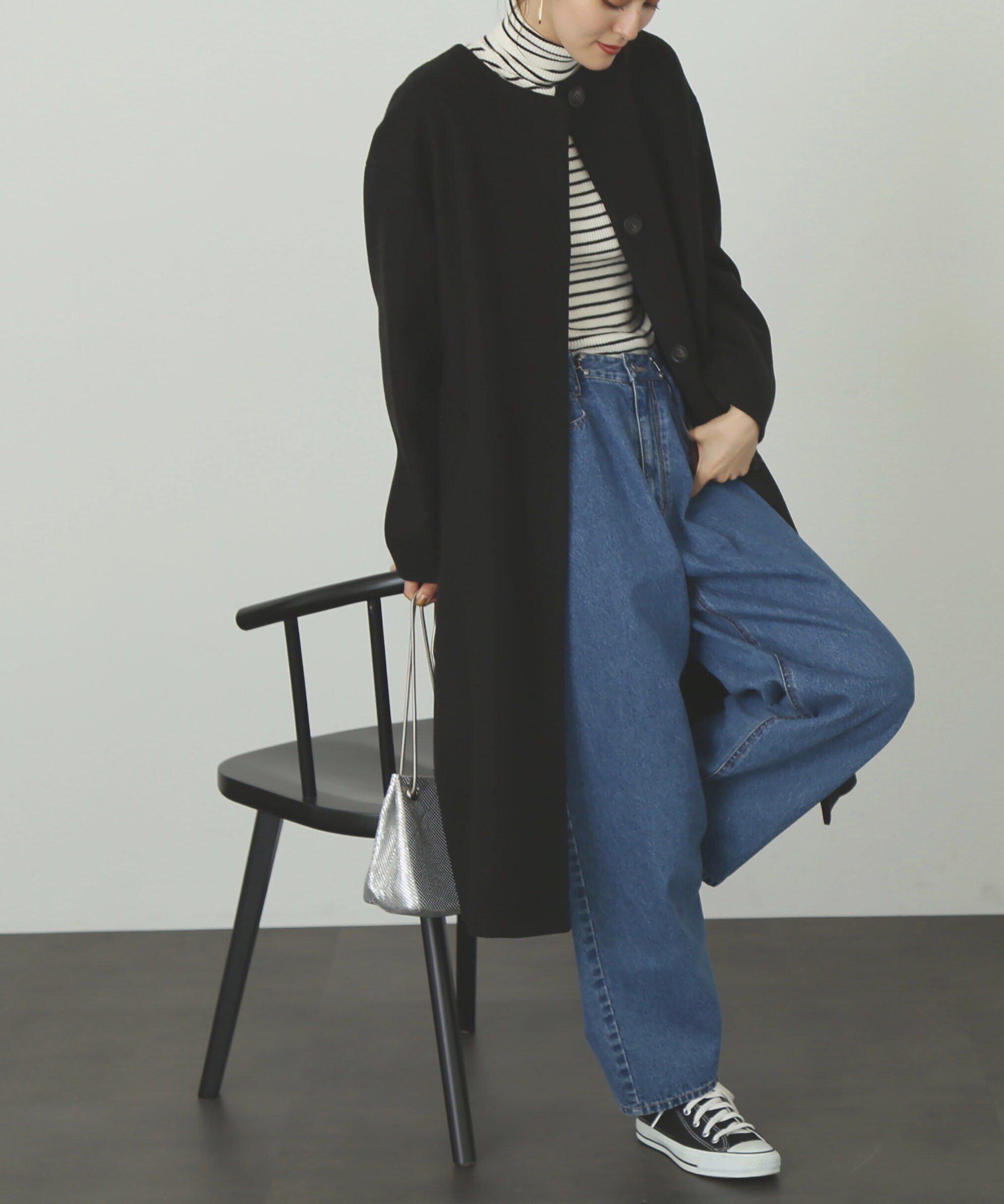  「タートルネックリブニット」|ニット・セーター|