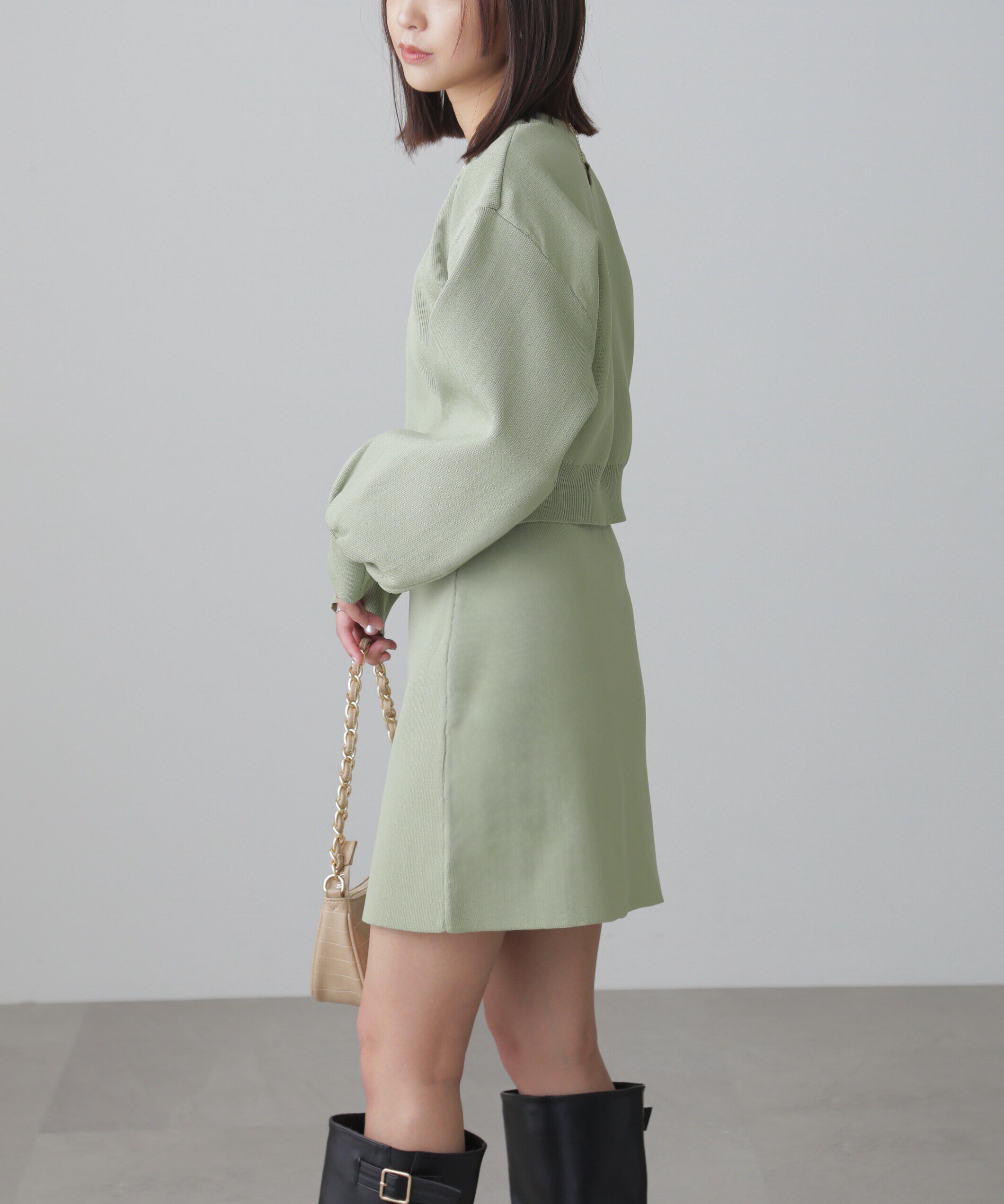  「スポンディッシュニットセットアップ」|ワンピース|