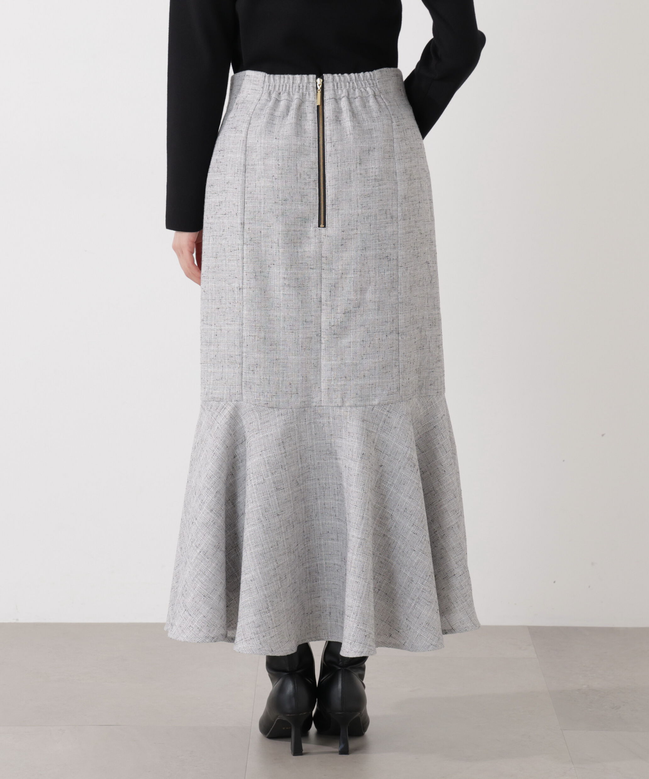 PROPORTION BODY DRESSING「スプリングツイードマーメイドスカート」|スカート|