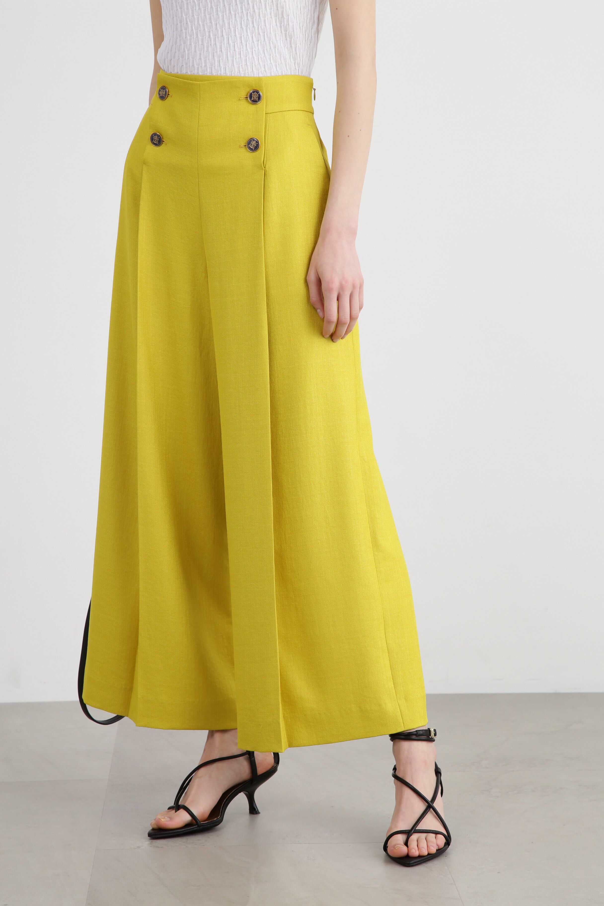  「◆スラブツイルセットアップパンツ」|その他|イエロー