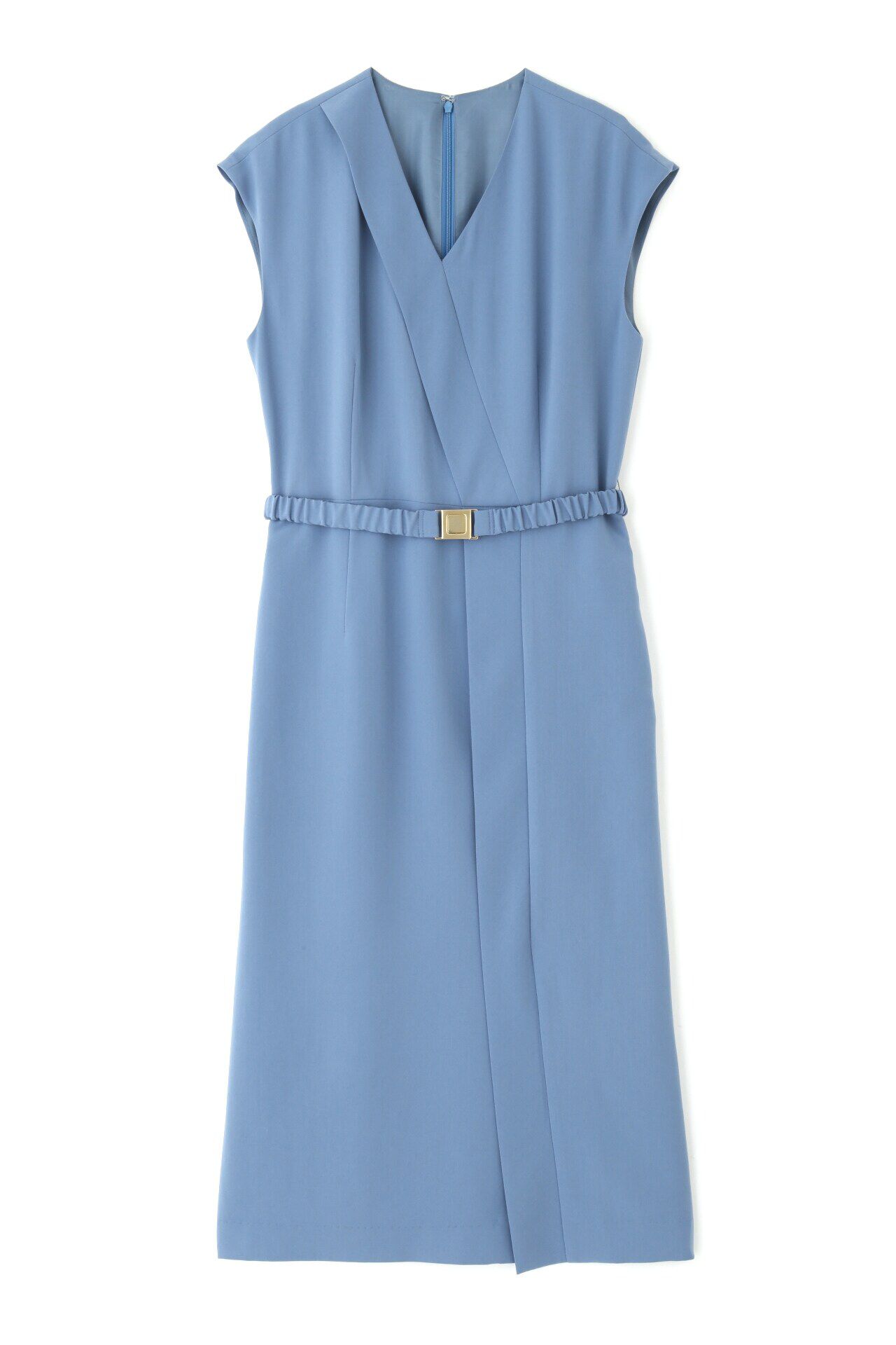  「◆ベルト付きVネックワンピース」|ワンピース|