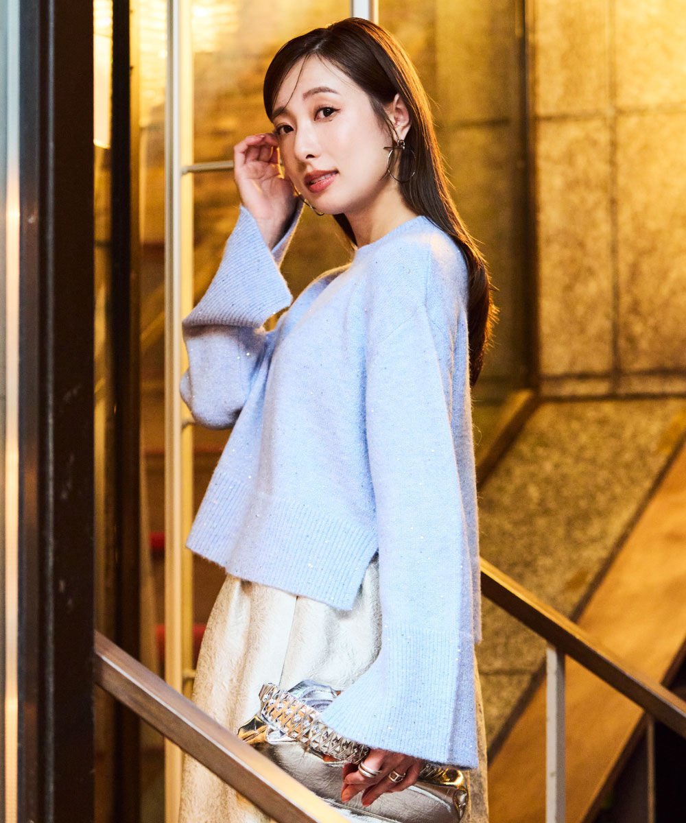  「◆スパンコールニット」|ニット・セーター|