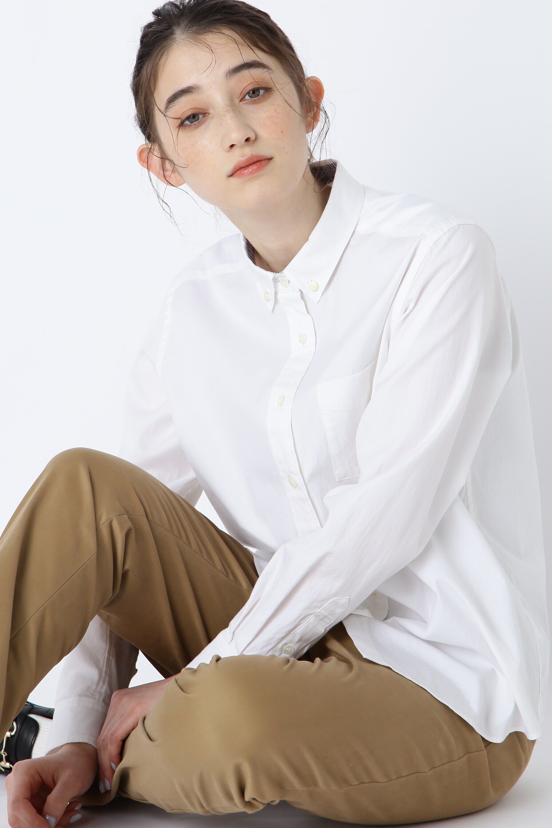  「ボタンダウンシャツ」|シャツ・ブラウス|ホワイト