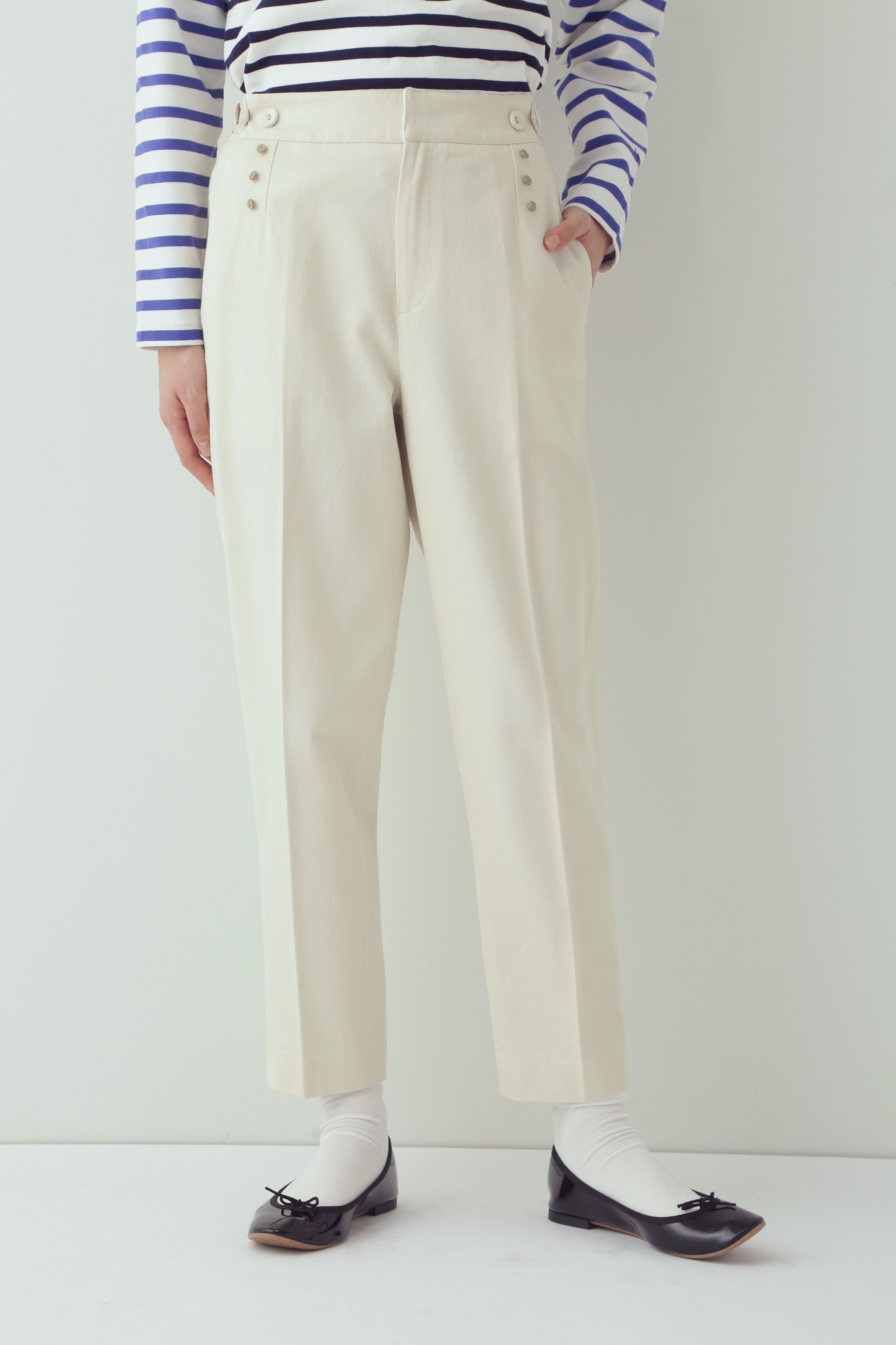  「◆マリンディテールテーパードパンツ」|その他|