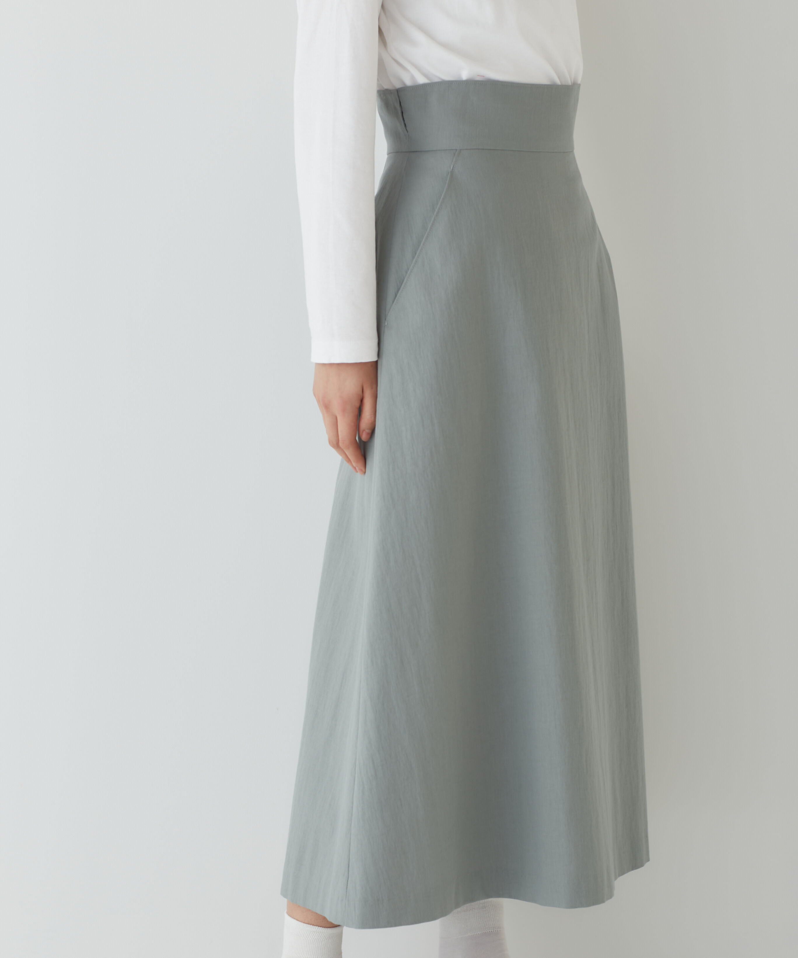  「◆ウエスト折り返しフレアスカート」|スカート|