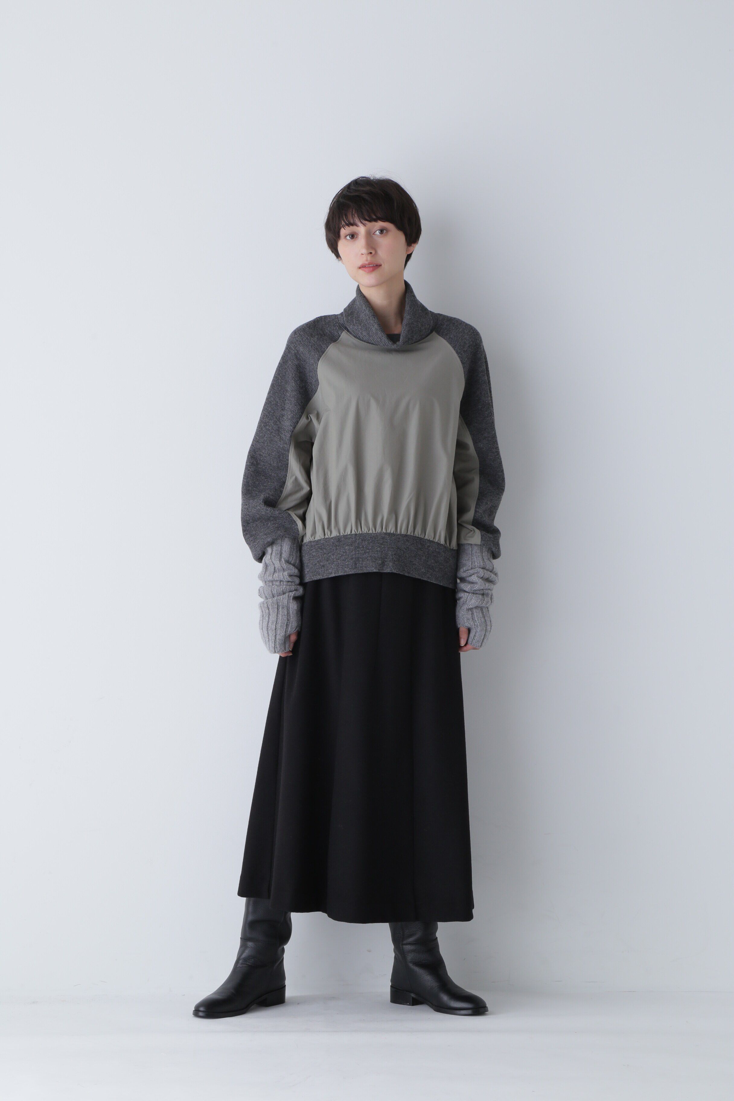  「ウォッシャブルミルドジャージスカート」|スカート|