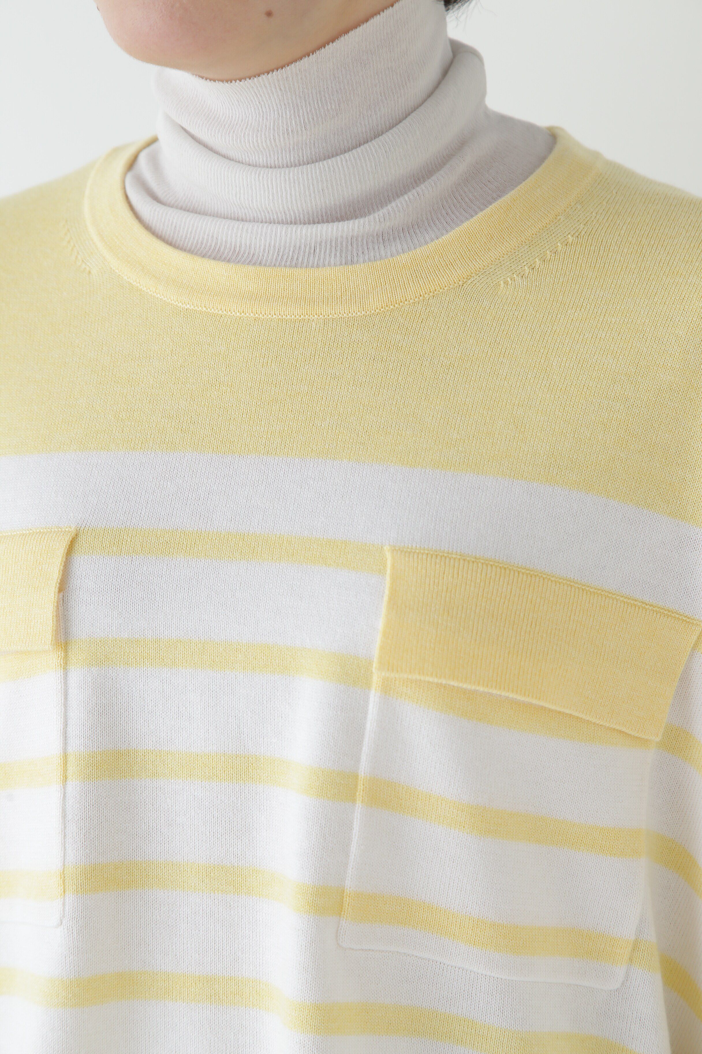  「◆【ウォッシャブル】梳毛ボーダープルオーバー」|ニット・セーター|