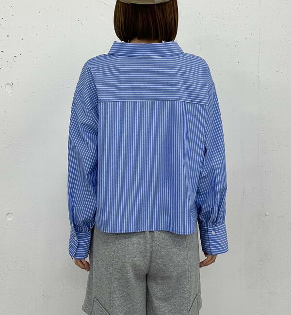 archives「２ｗａｙオフショルストライプシャツ」|シャツ・ブラウス|